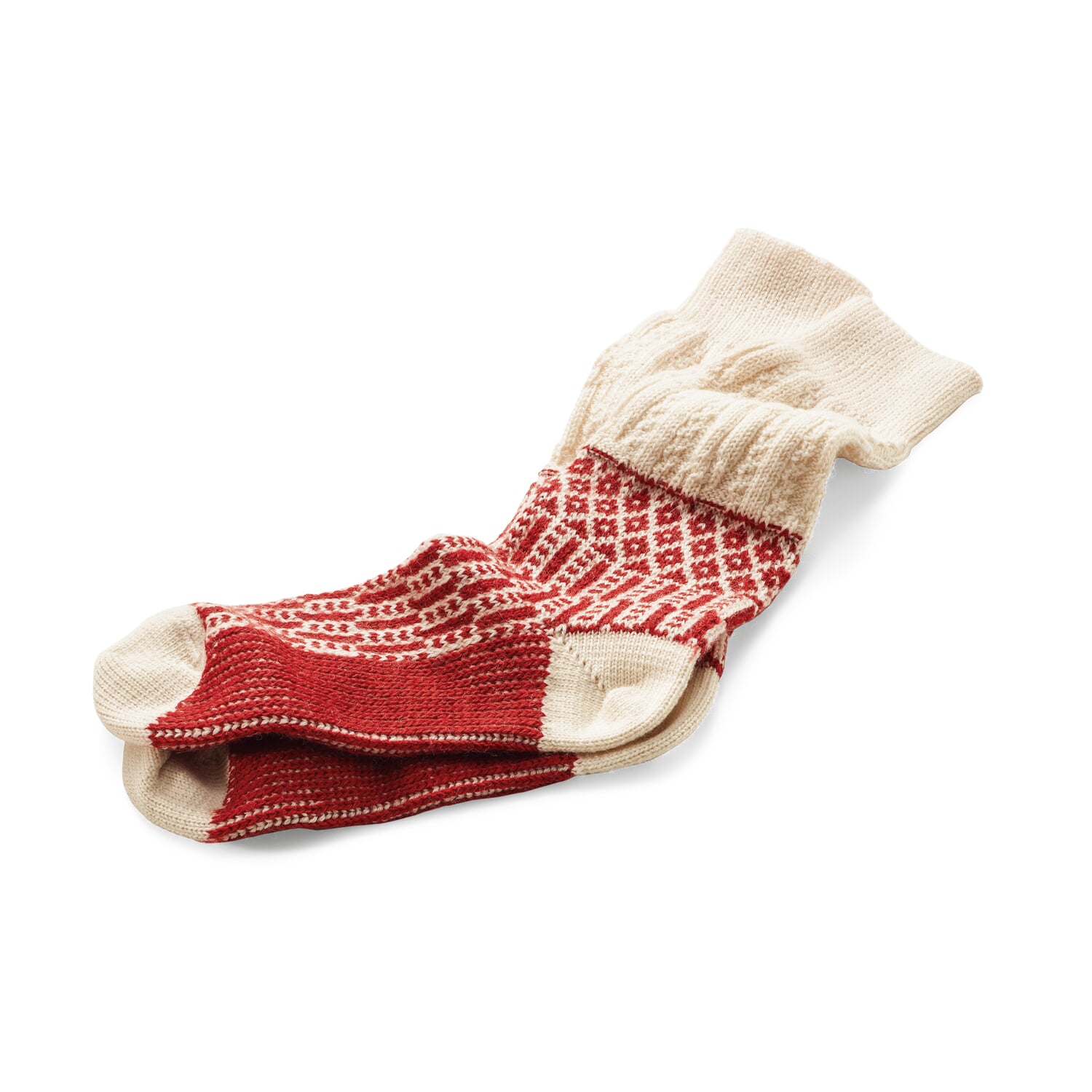 Sock jacquard long