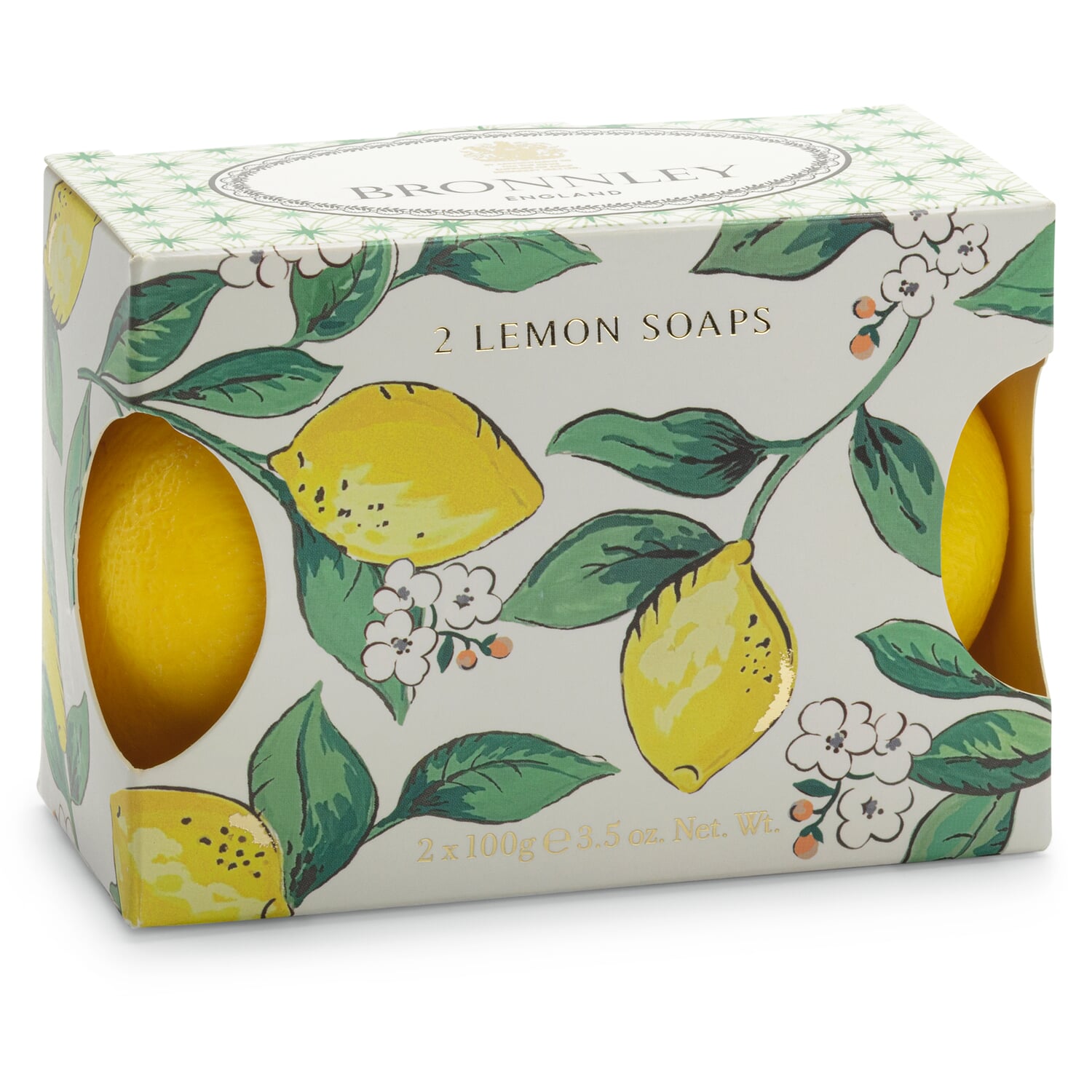 Bronnley lemon soap 2 bars