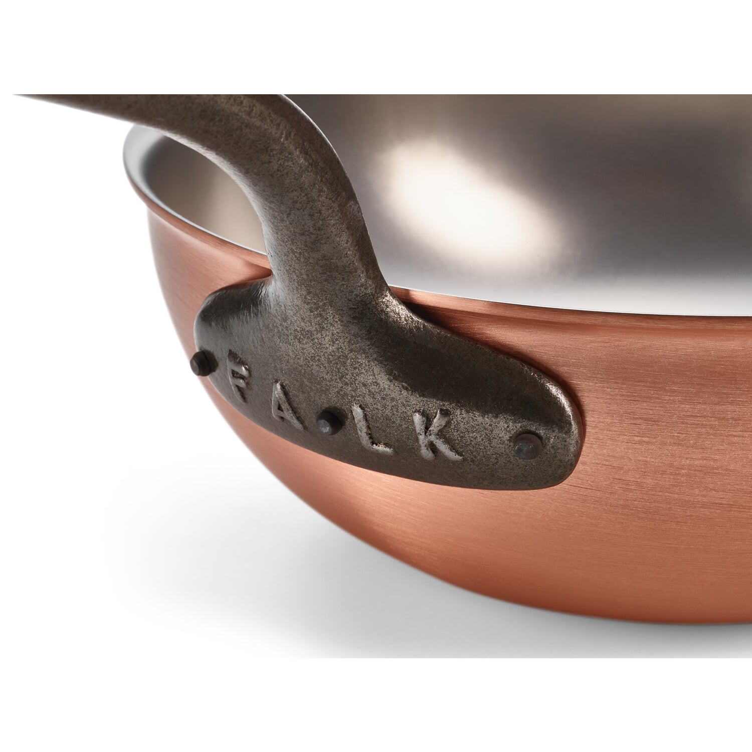 Heavy copper risotto pot / wok