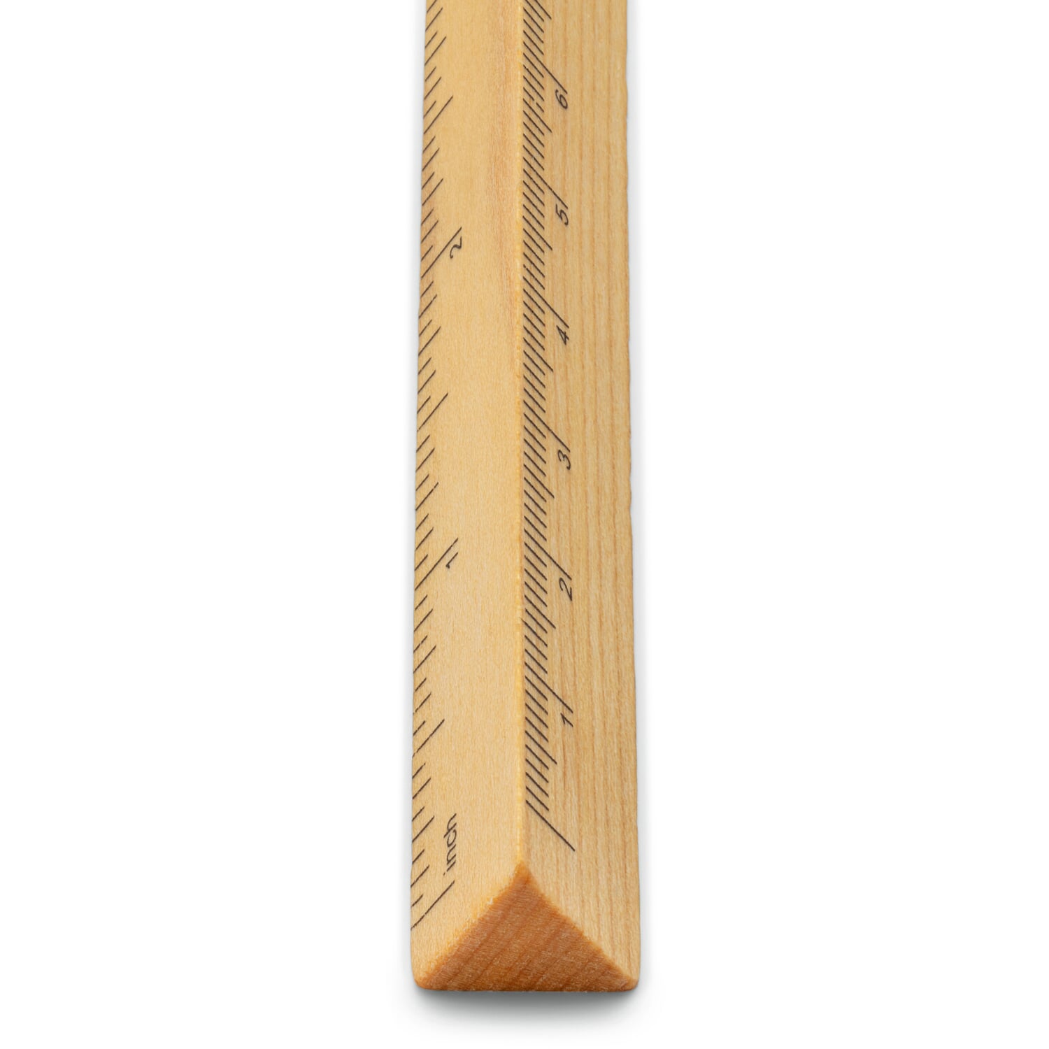Triangular ruler maple wood
