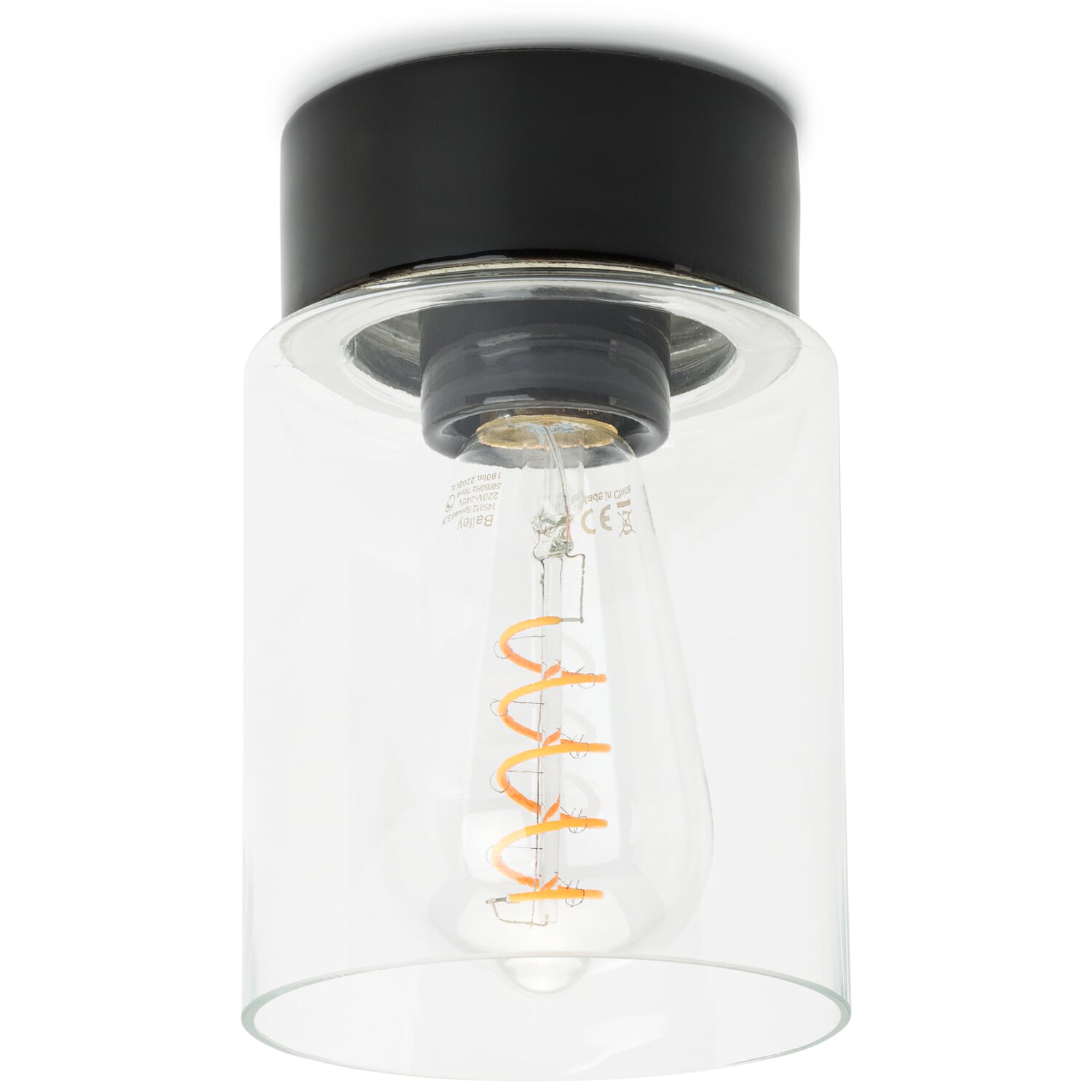 Ceiling light porcelain cylinder