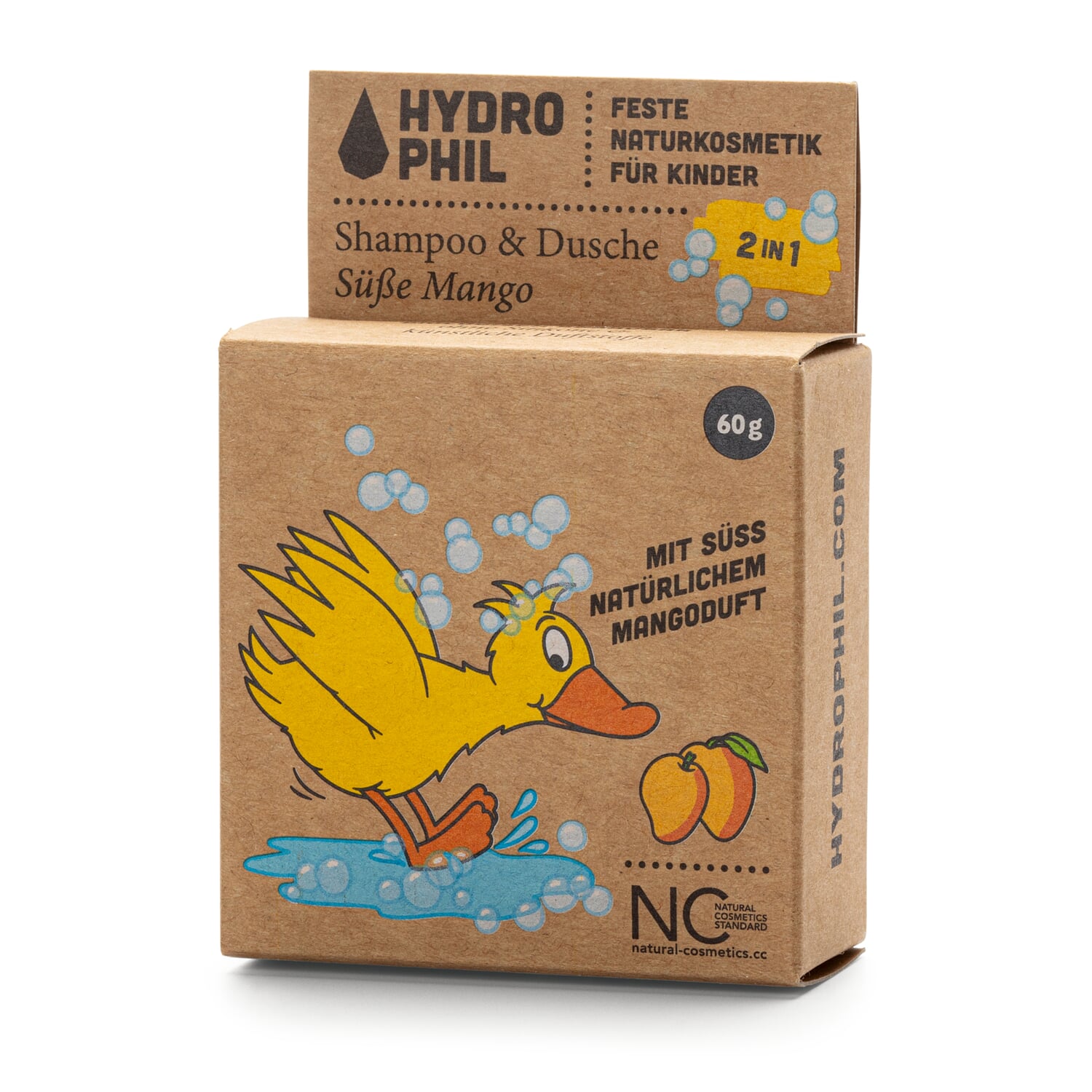 Solid shampoo & shower gel for children