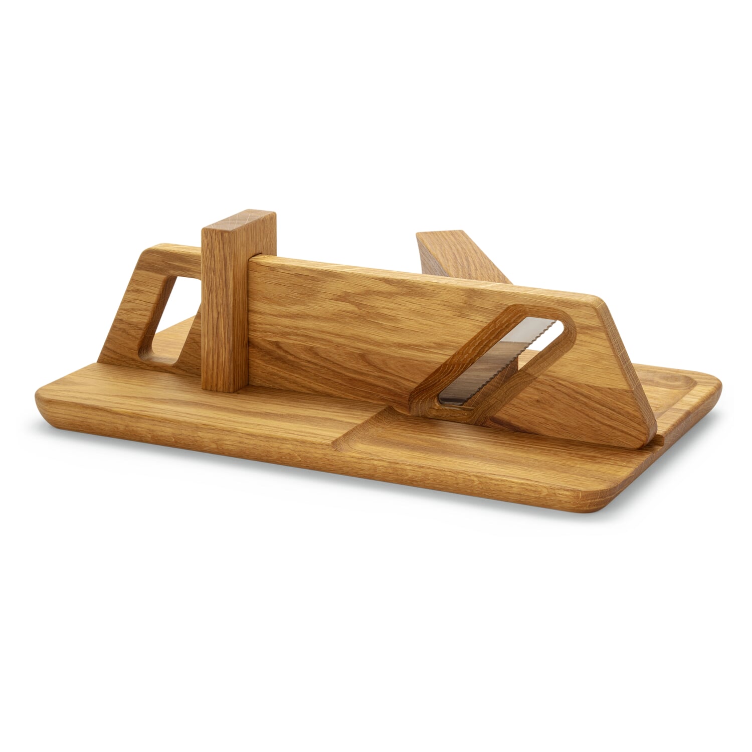Salami slicer oak wood