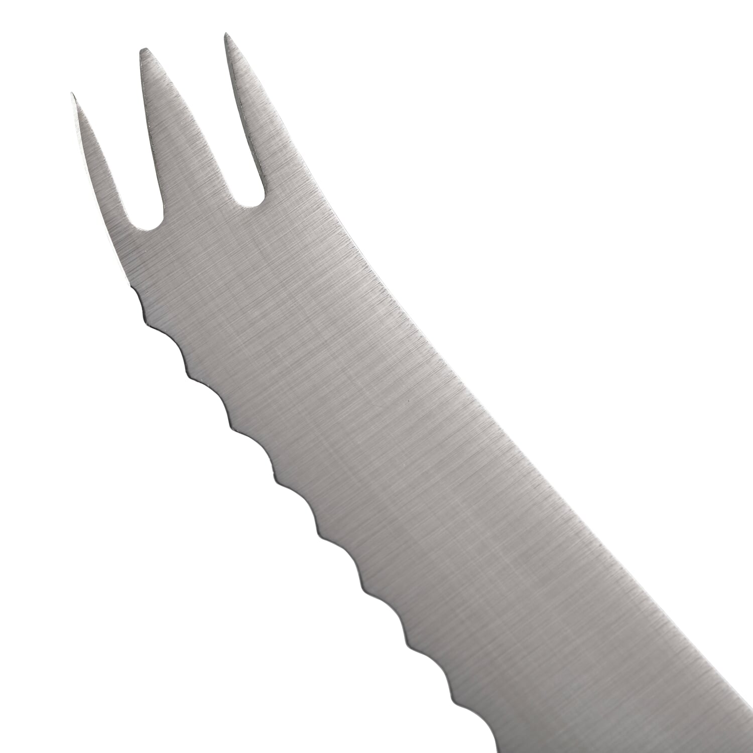 Tomato and cheese knife fork point