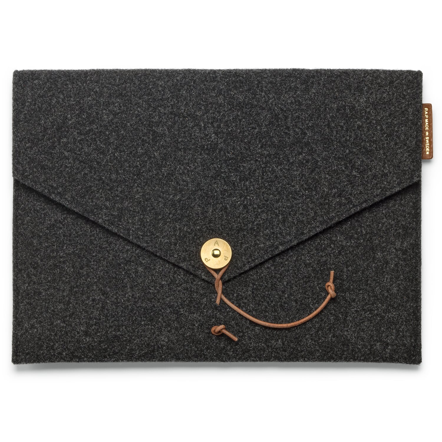 Wool felt document and tablet sleeve