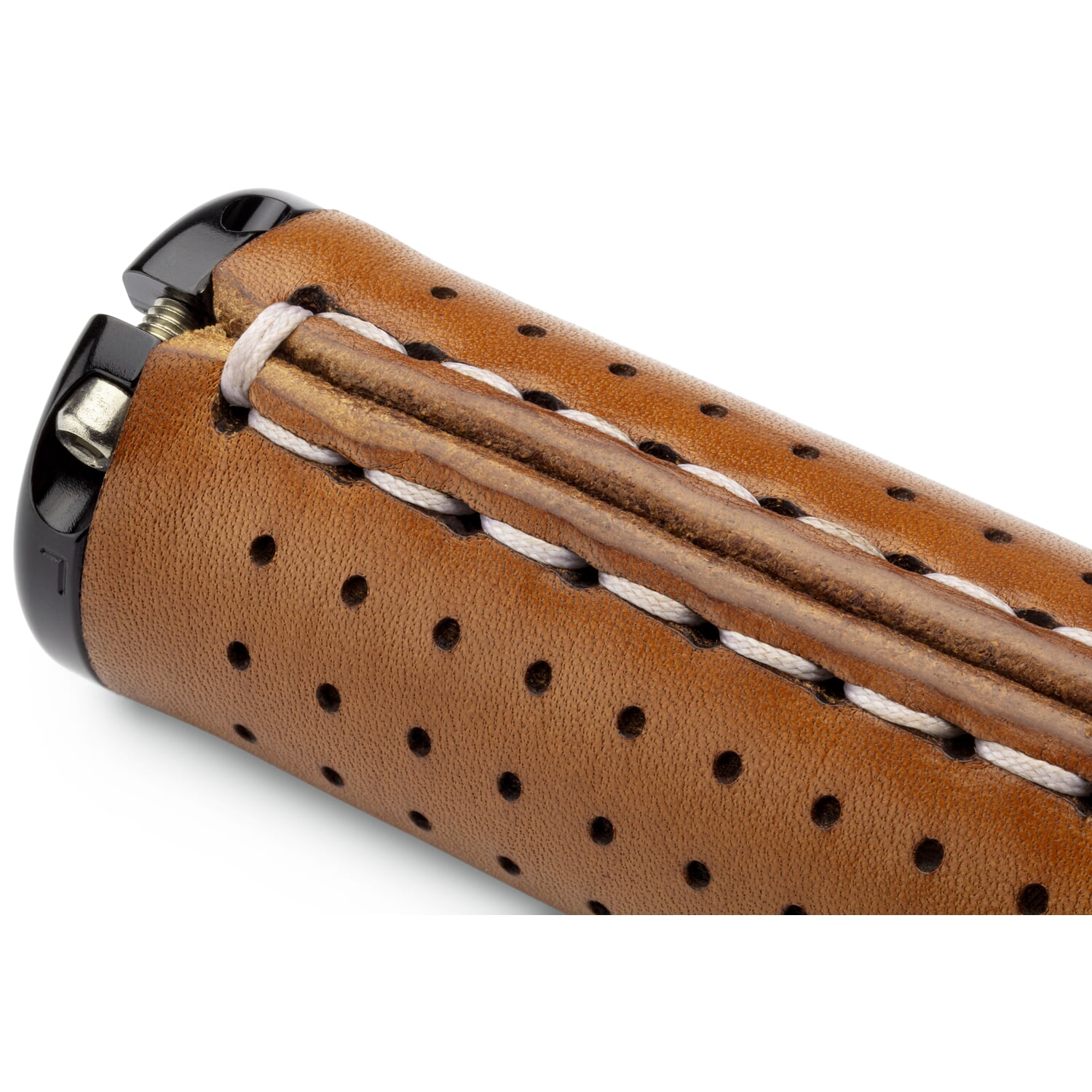 Leather bicycle grips