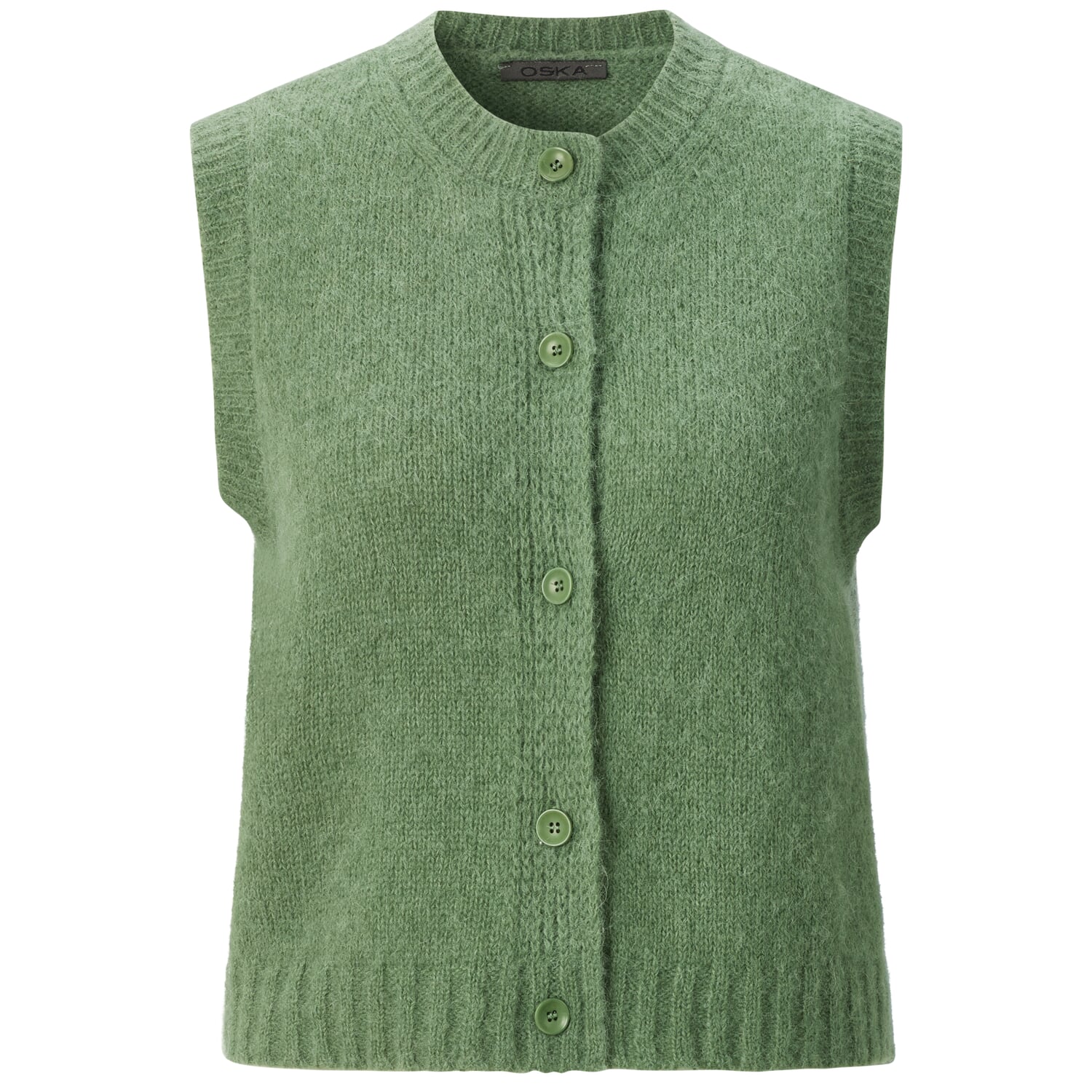Ladies knitted vest