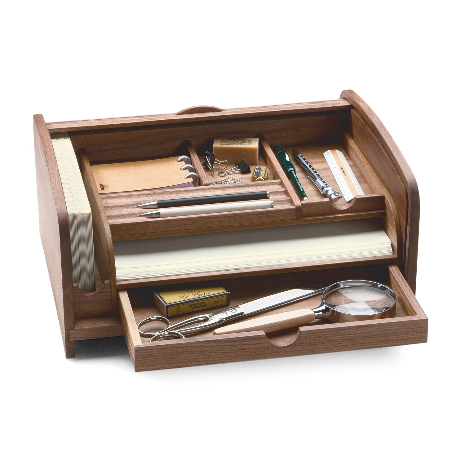 Desk secretary walnut wood