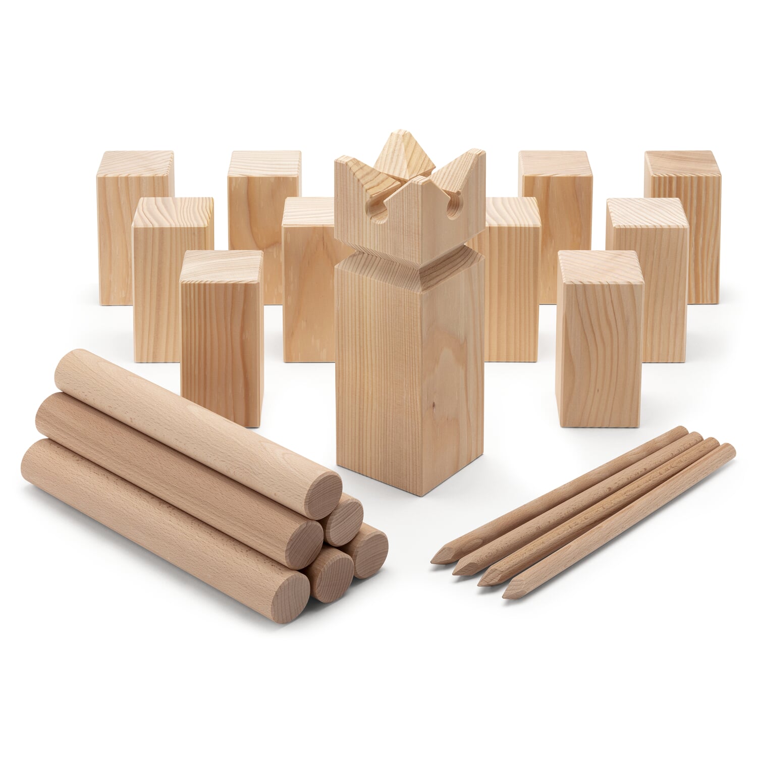 Kubb Viking throwing game
