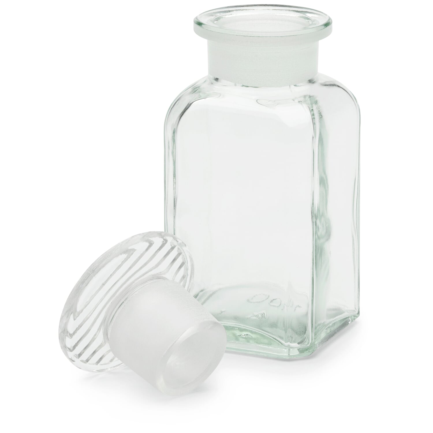 Square bottle glass