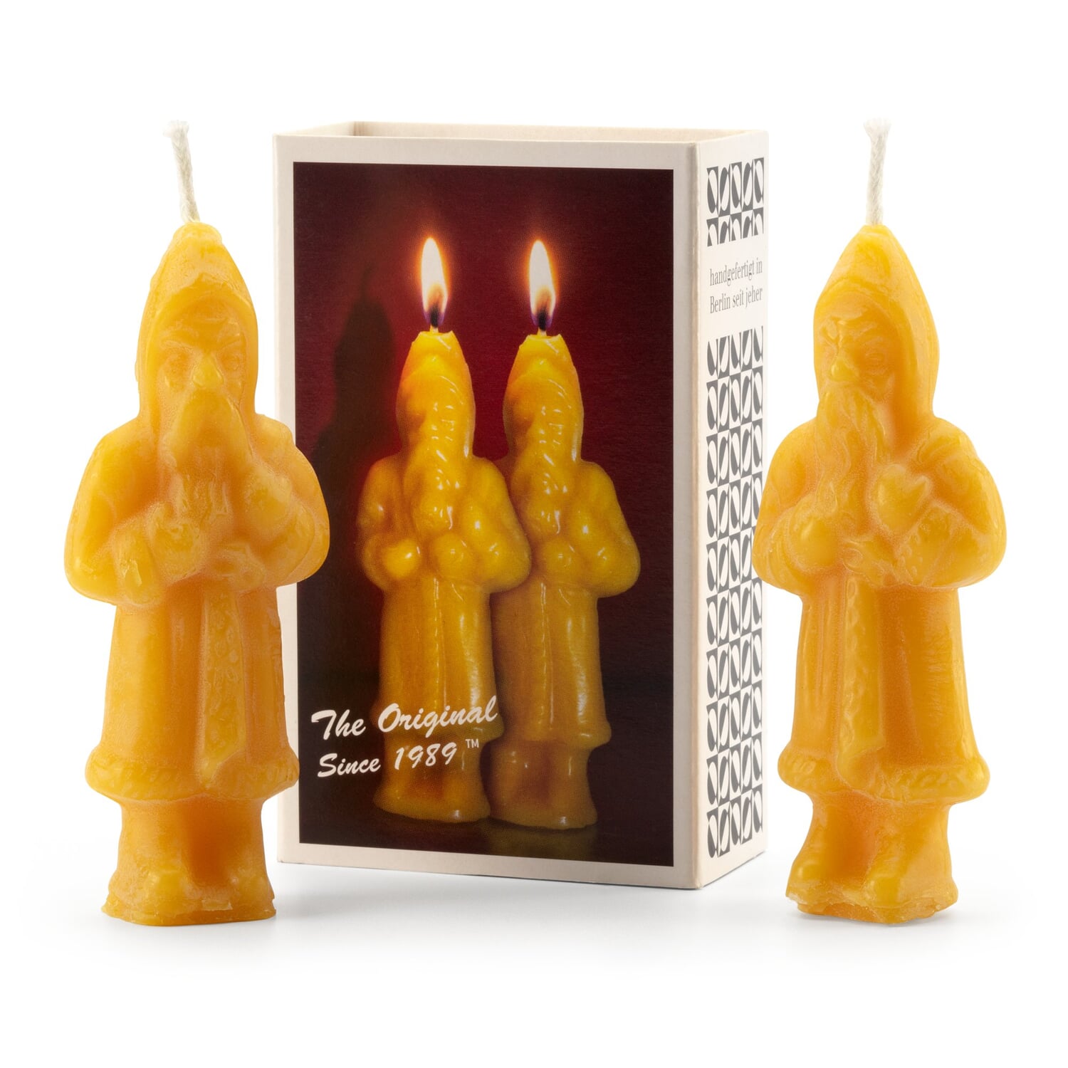 Santa Claus candle beeswax