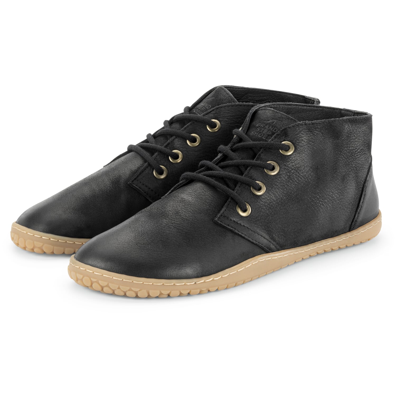 Men's barefoot shoe leather