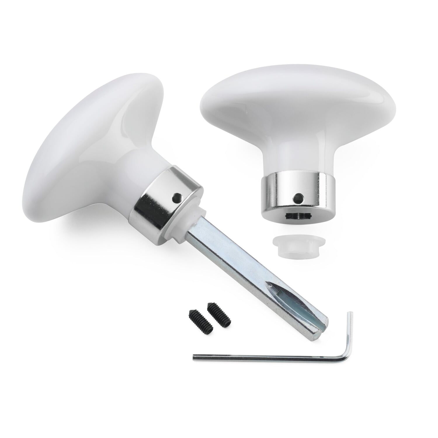 Door knobs porcelain