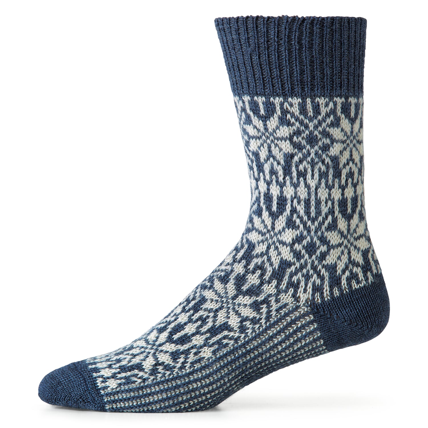 Sock jacquard virgin wool