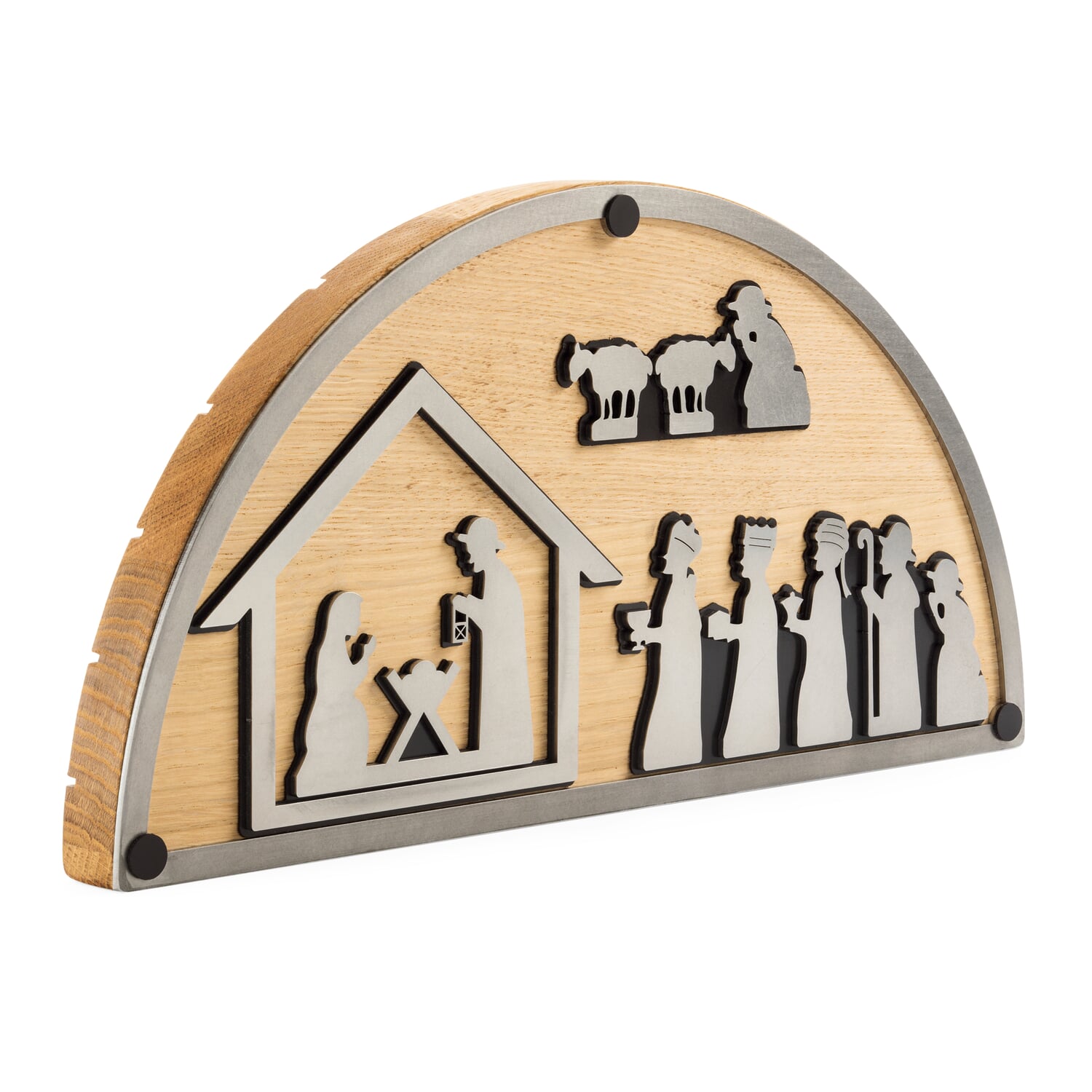 Christmas crib stainless steel