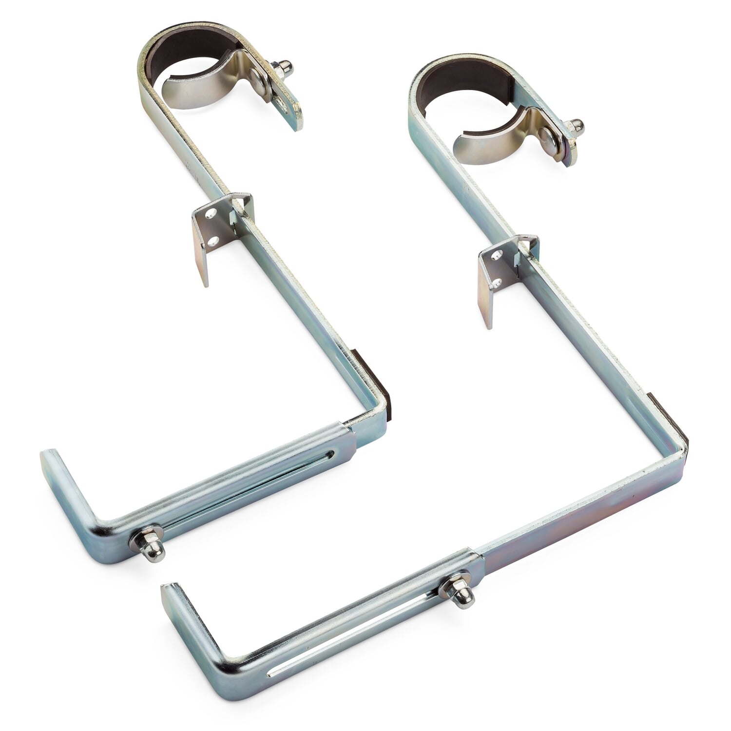 Balcony box holder for round railings