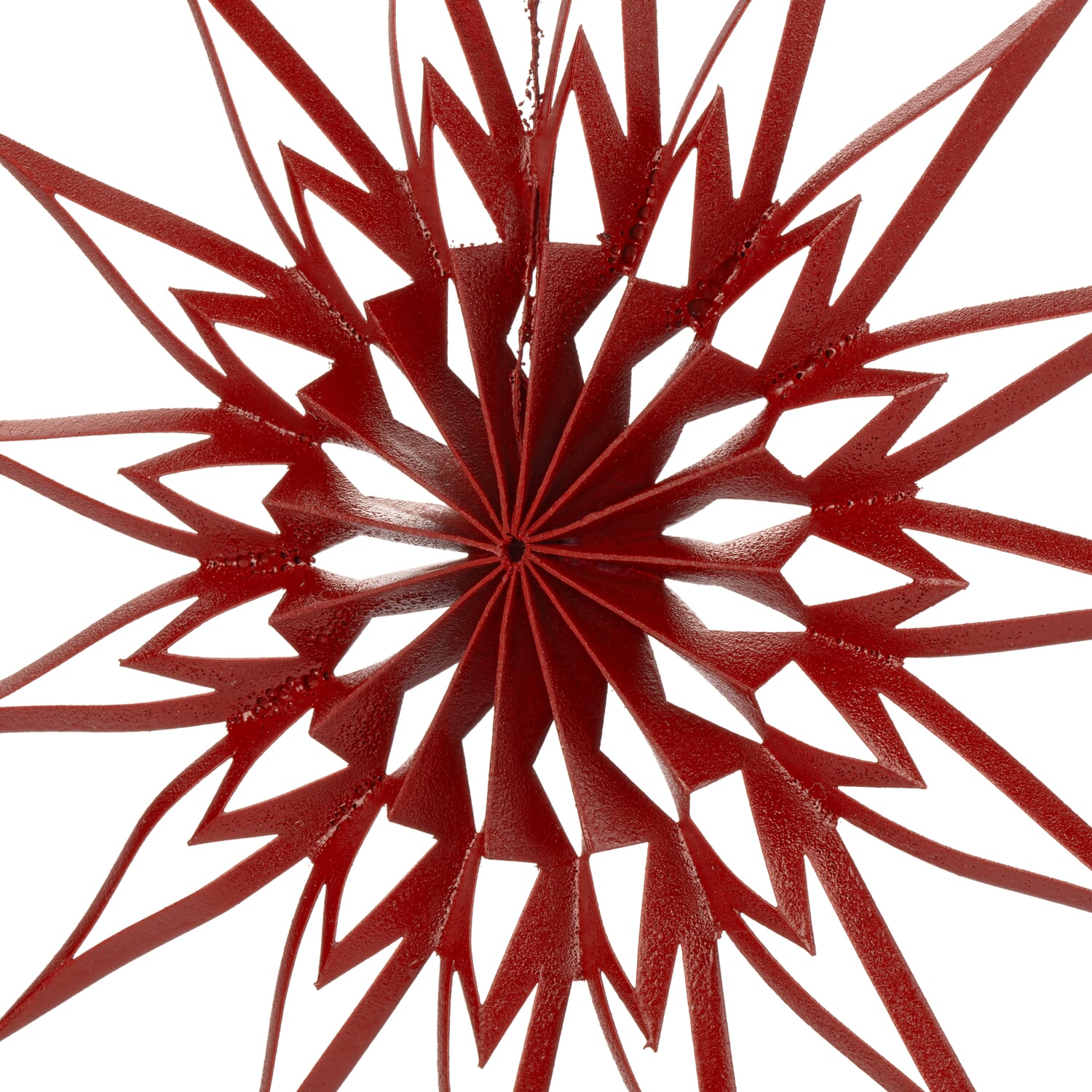 Star silhouette red 9 cm