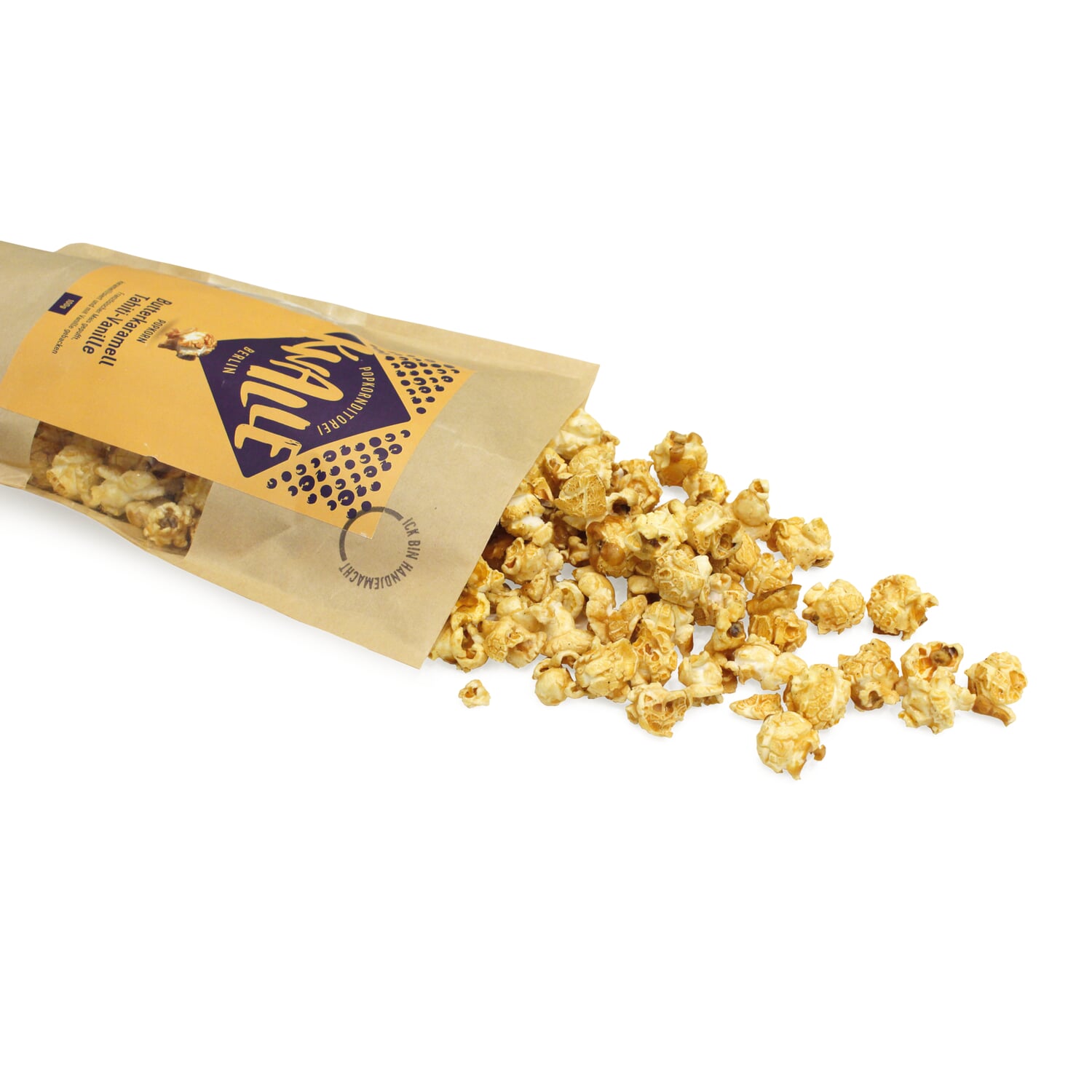 Butter caramel Tahitian vanilla popcorn