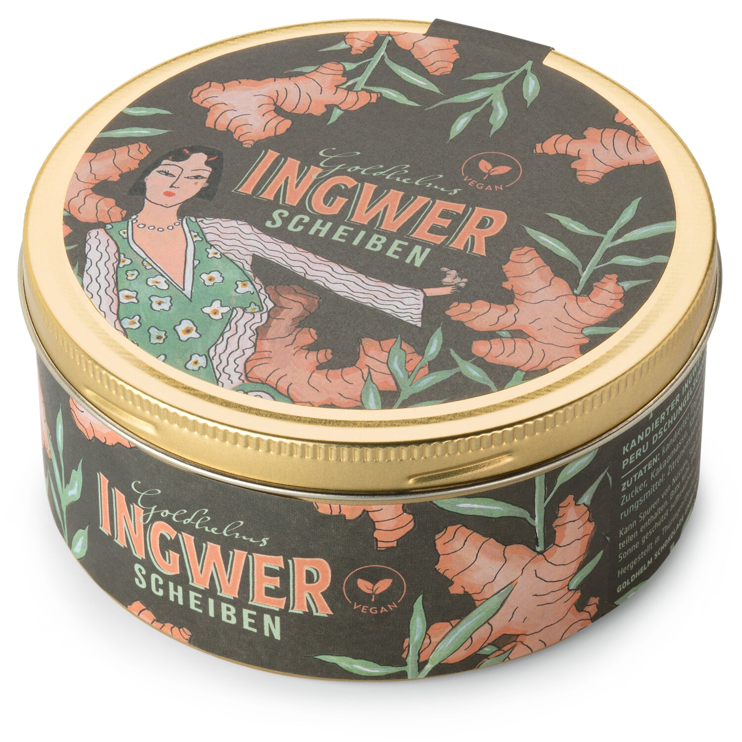 Ginger with chocolate