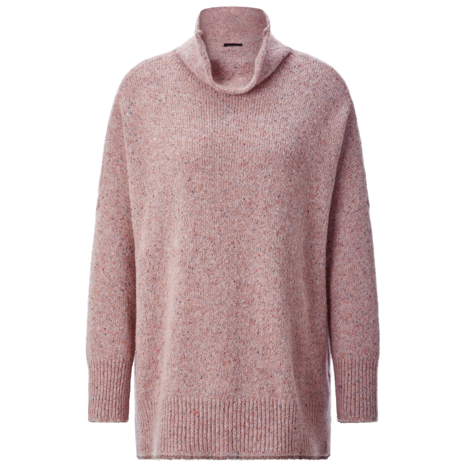 Women's knitted sweater speckled