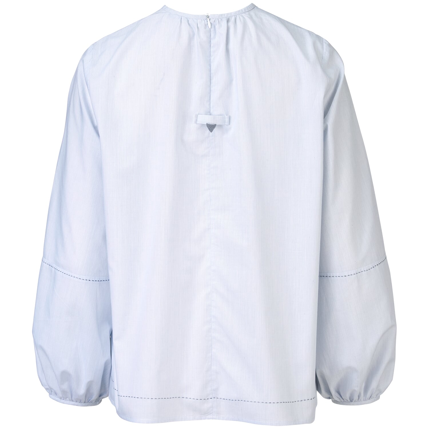 Ladies oversize blouse fine striped