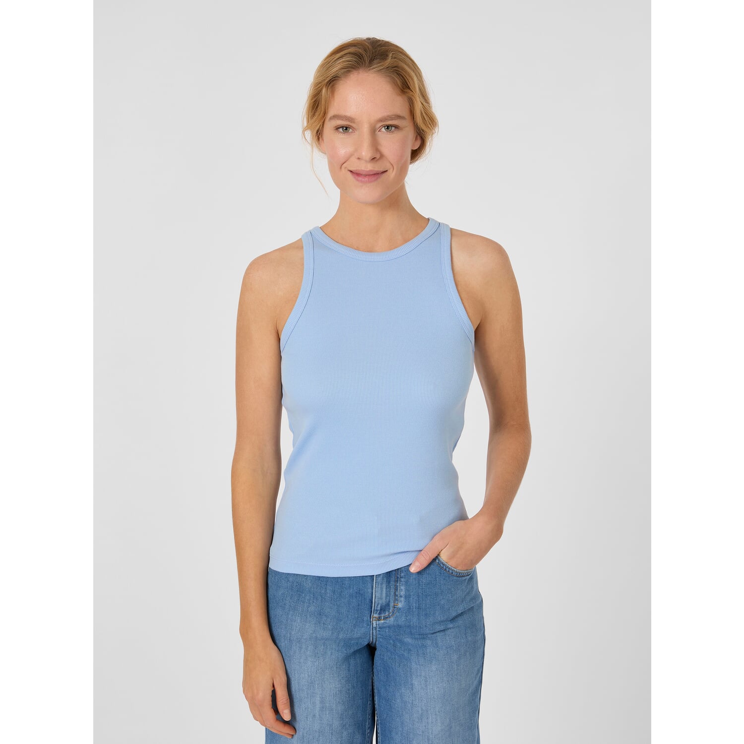 Women's top double rib