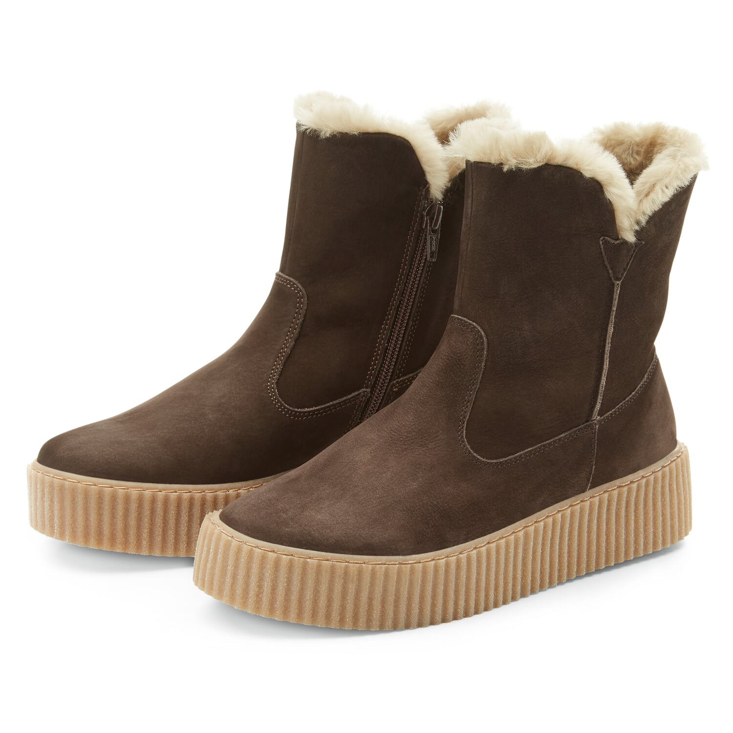 Women's boot with lambskin