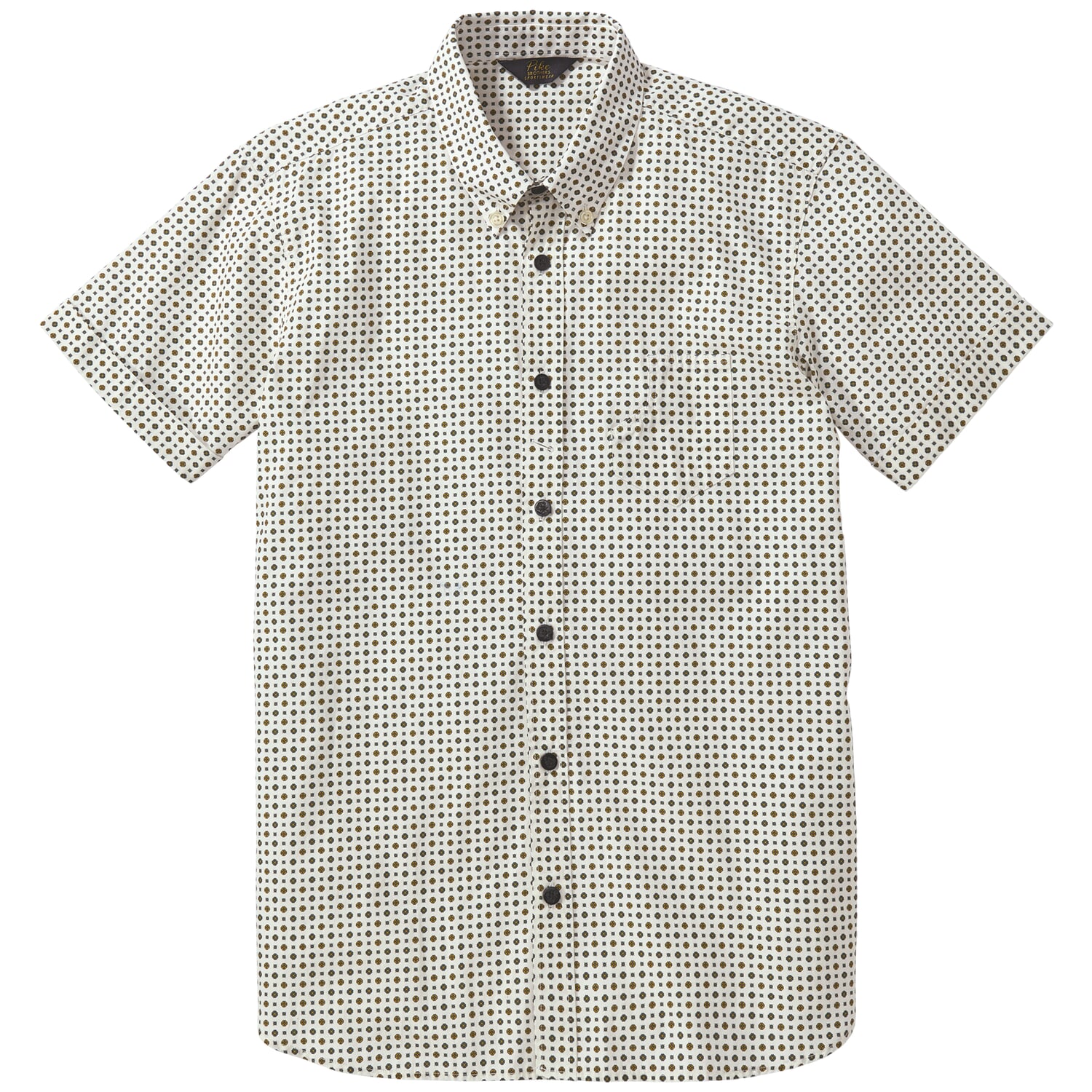 Men's half-sleeved shirt patterned 1957