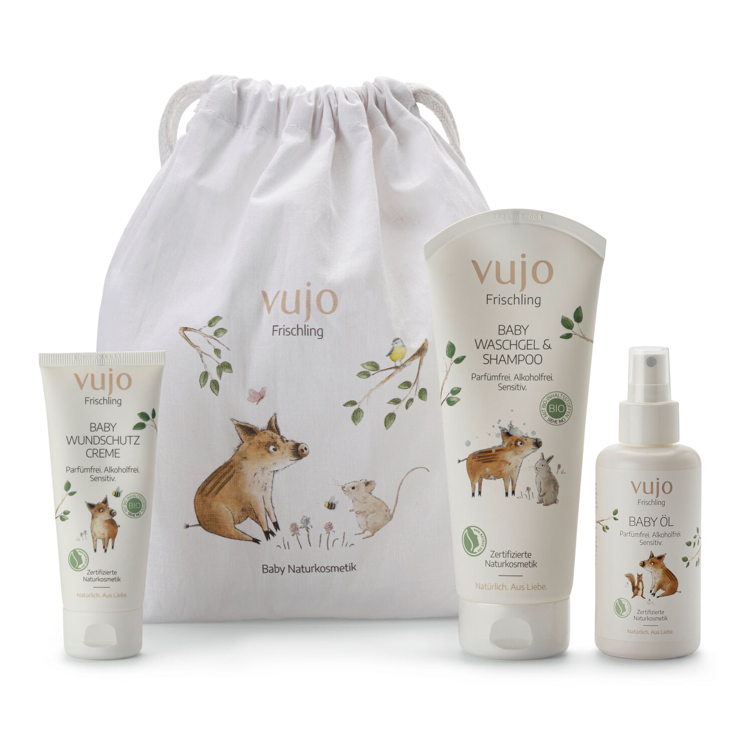 Baby body care starter kit