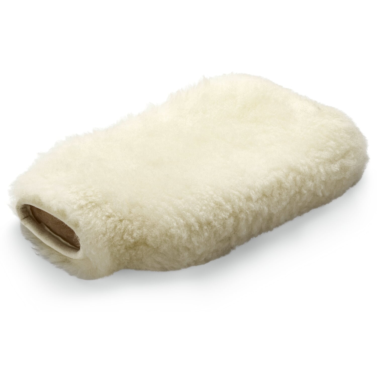 Hot water bottle cover lambskin