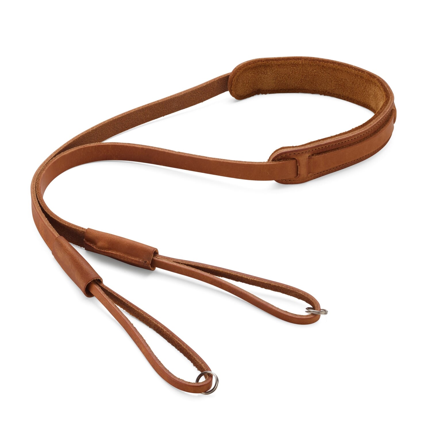 Camera strap harness leather