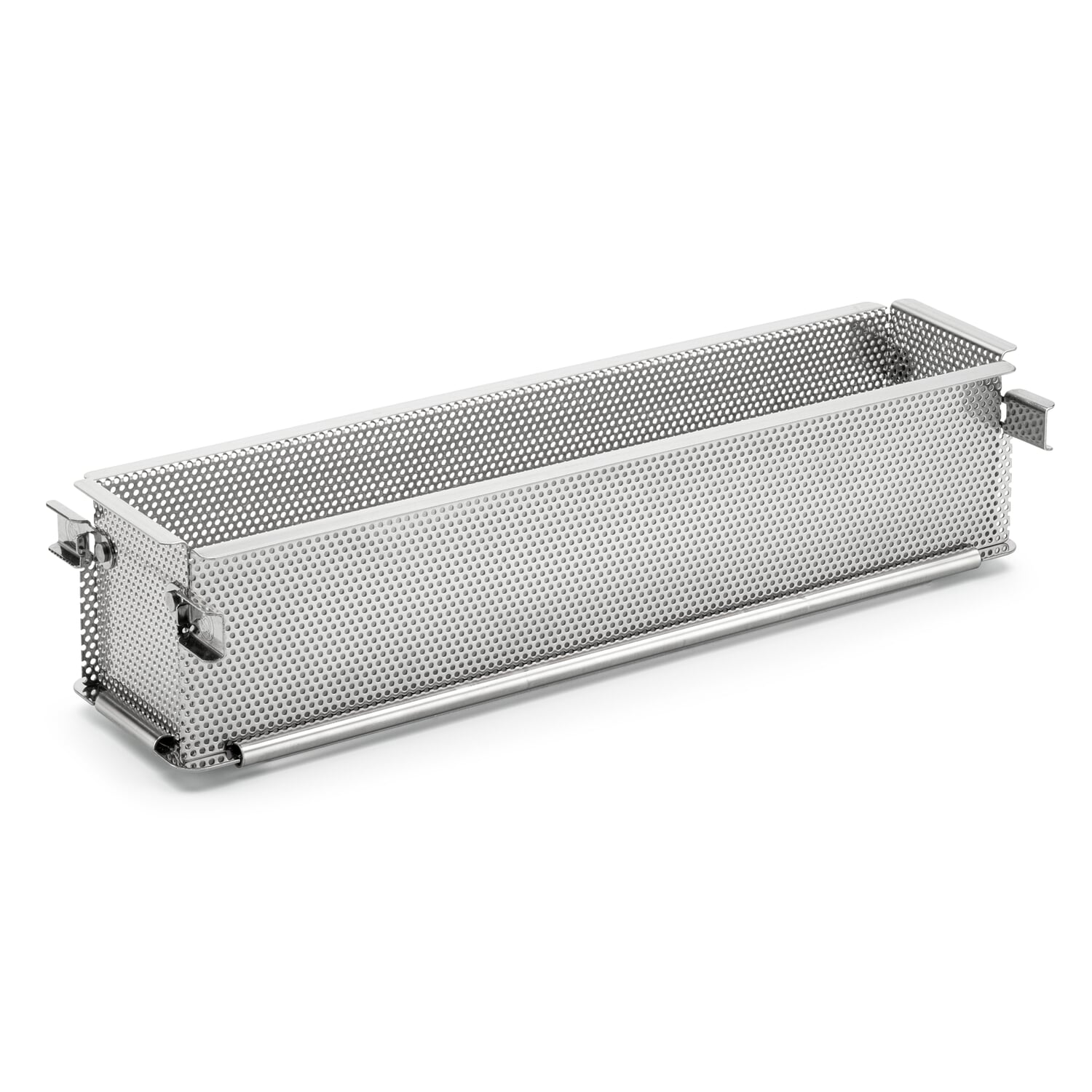 Folding pie dish stainless steel perforated