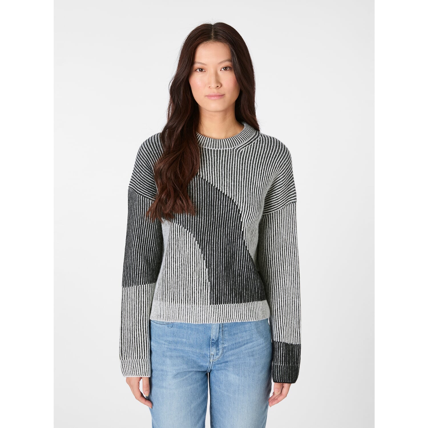 Ladies ribbed sweater