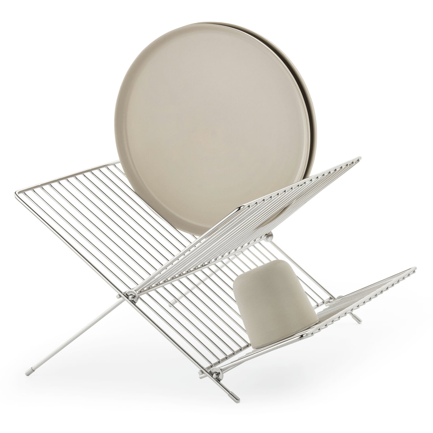 Foldable draining rack