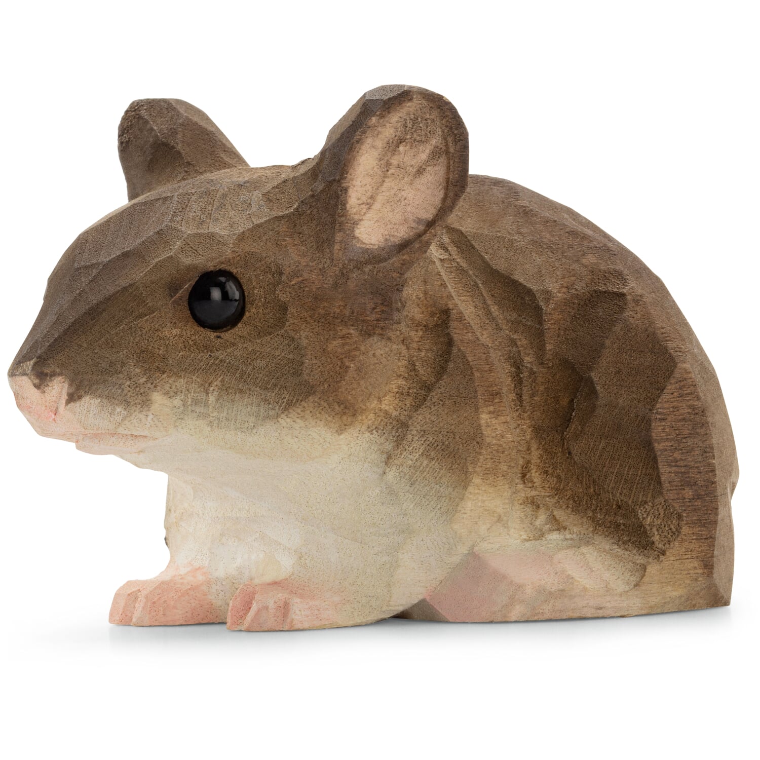 Forest mouse hand-carved in lime wood