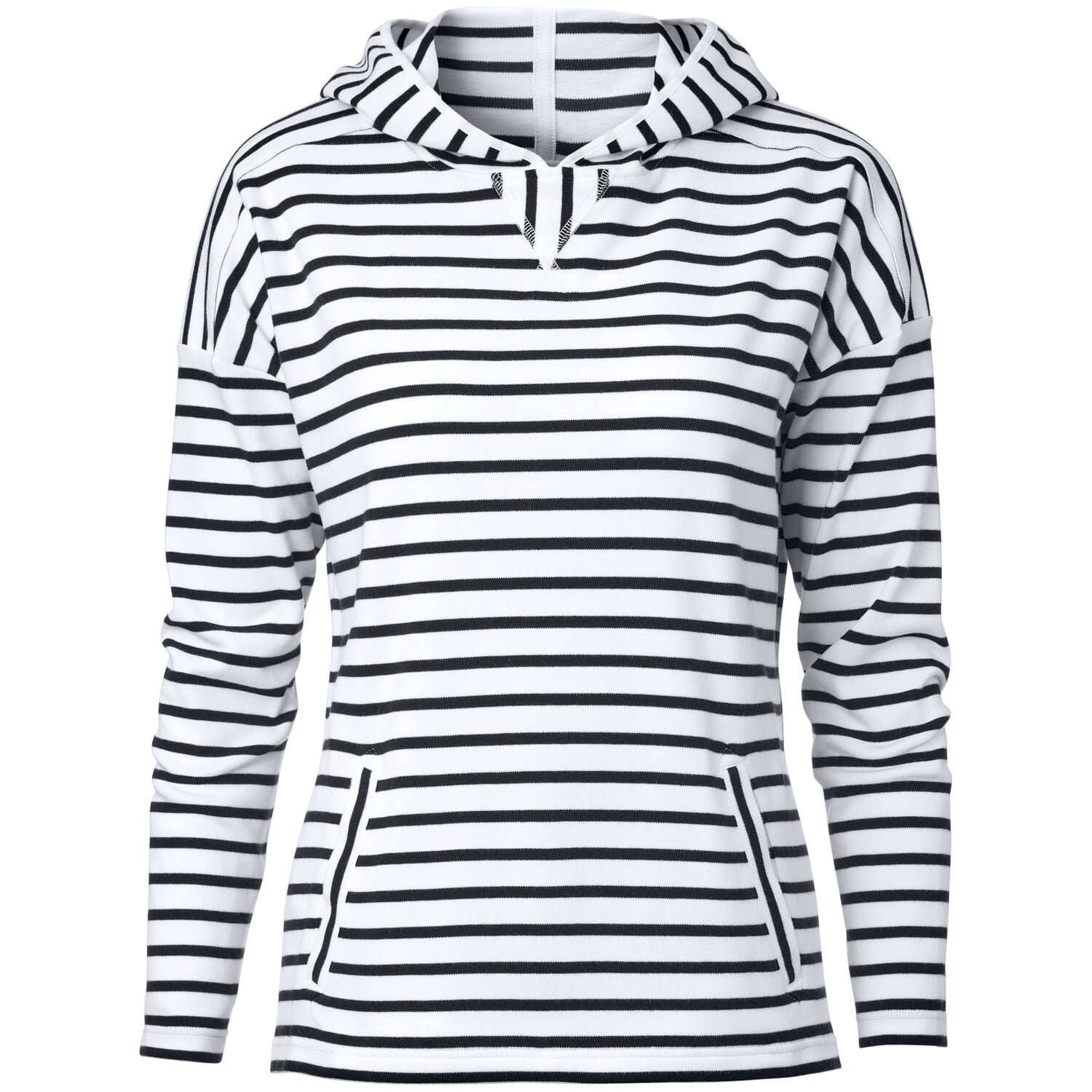 Ladies hoodie striped