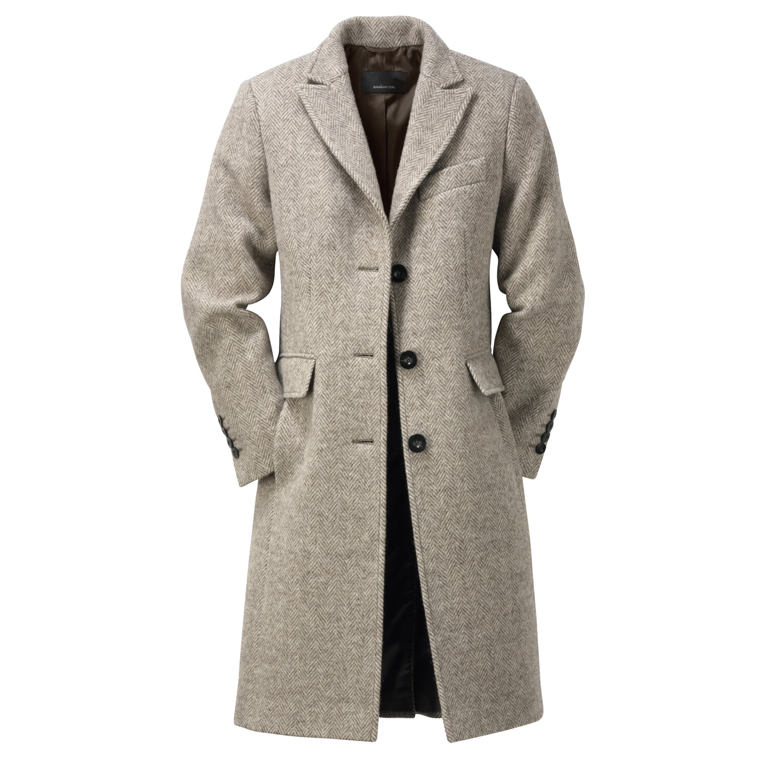 Ladies blazer coat herringbone