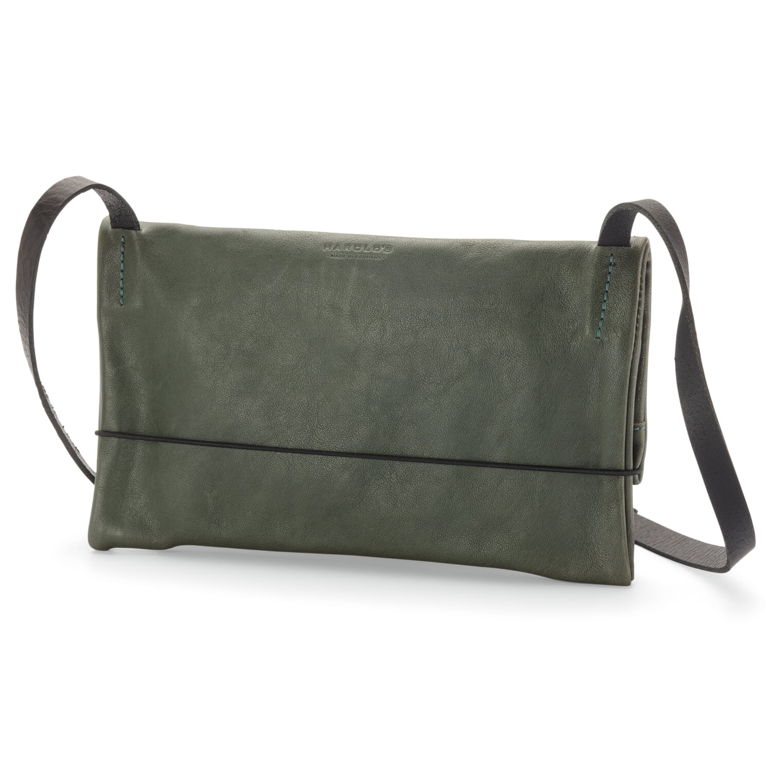 Ladies shoulder bag clutch, green