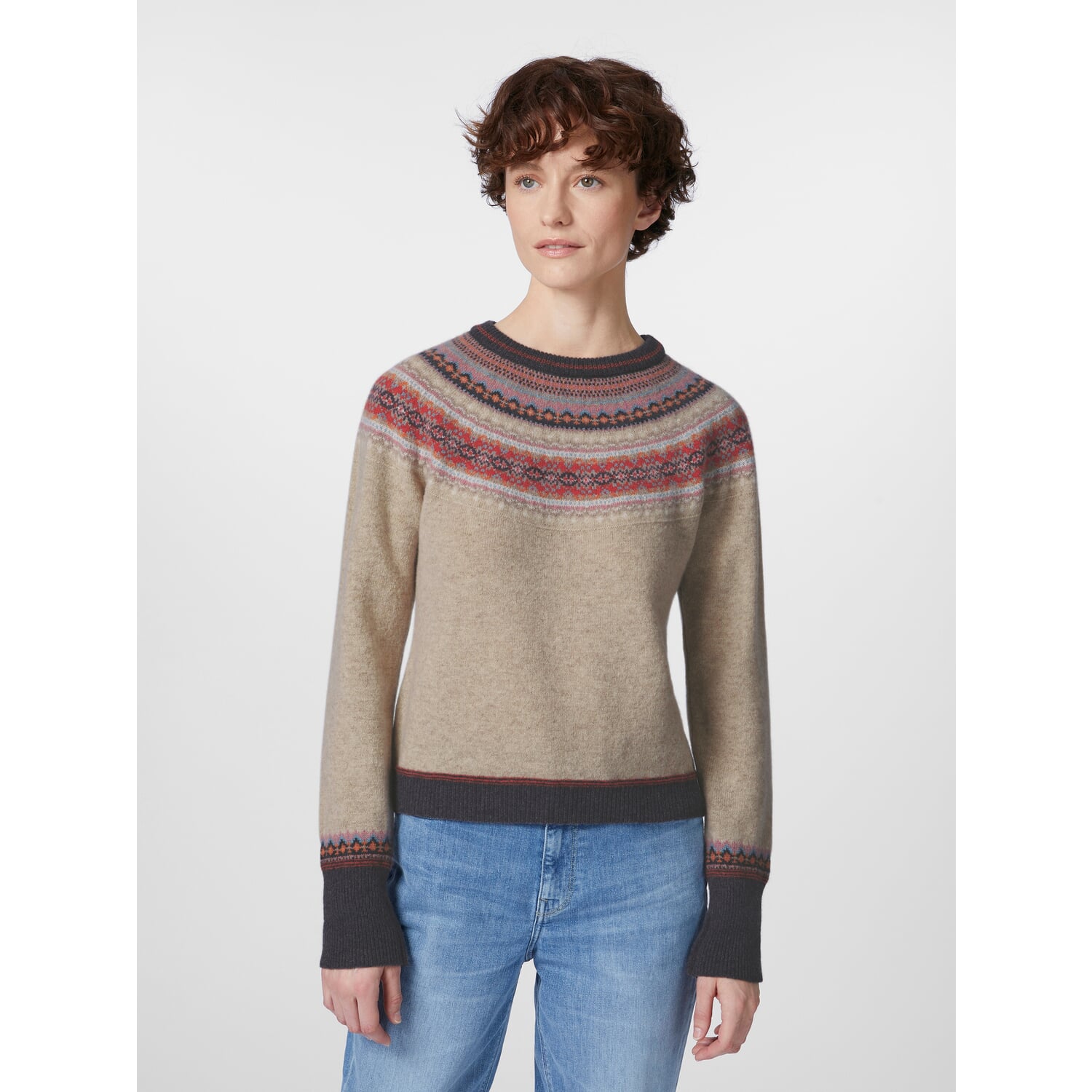 Ladies cropped sweater