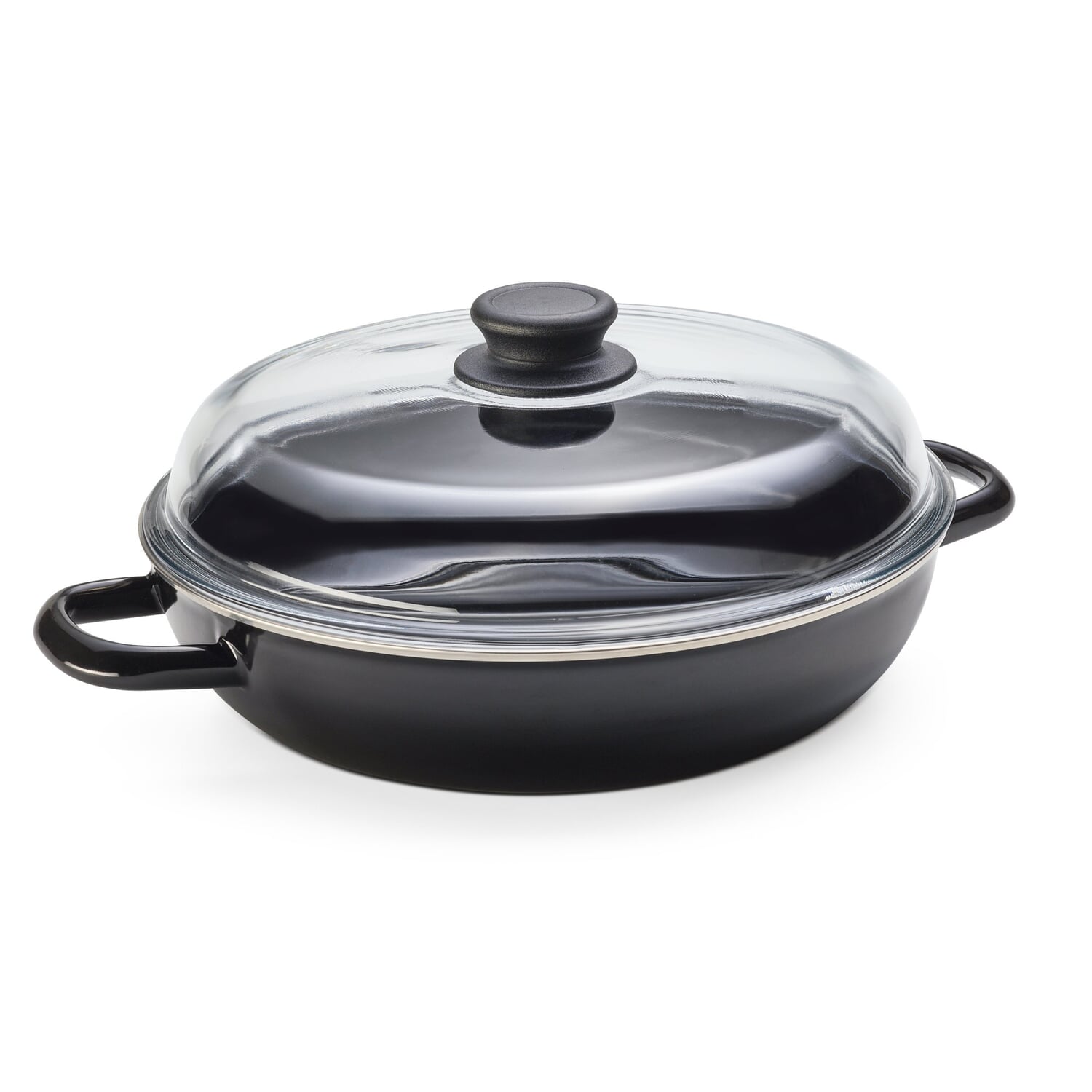 Riess braising pan enamel