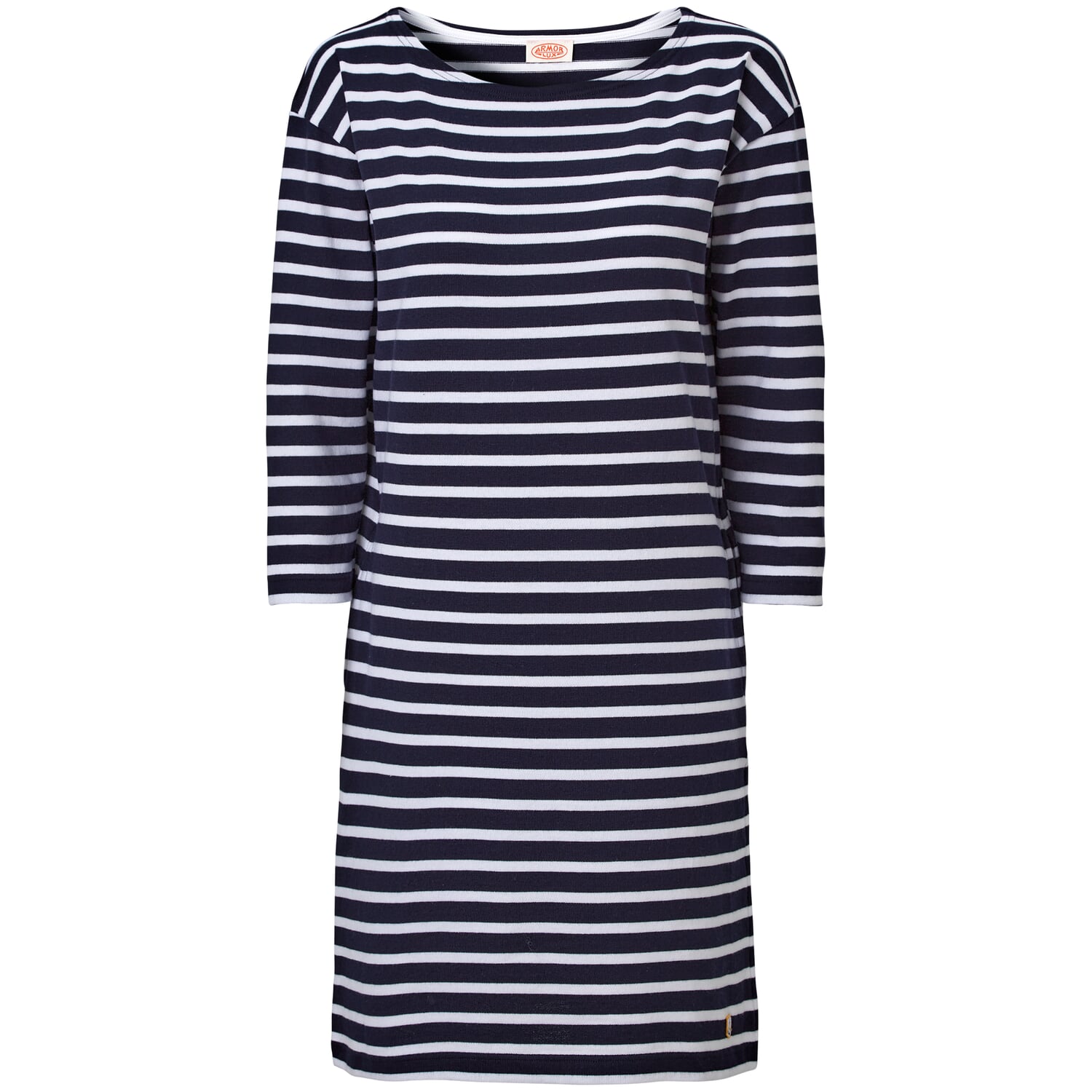 Ladies knit dress curled