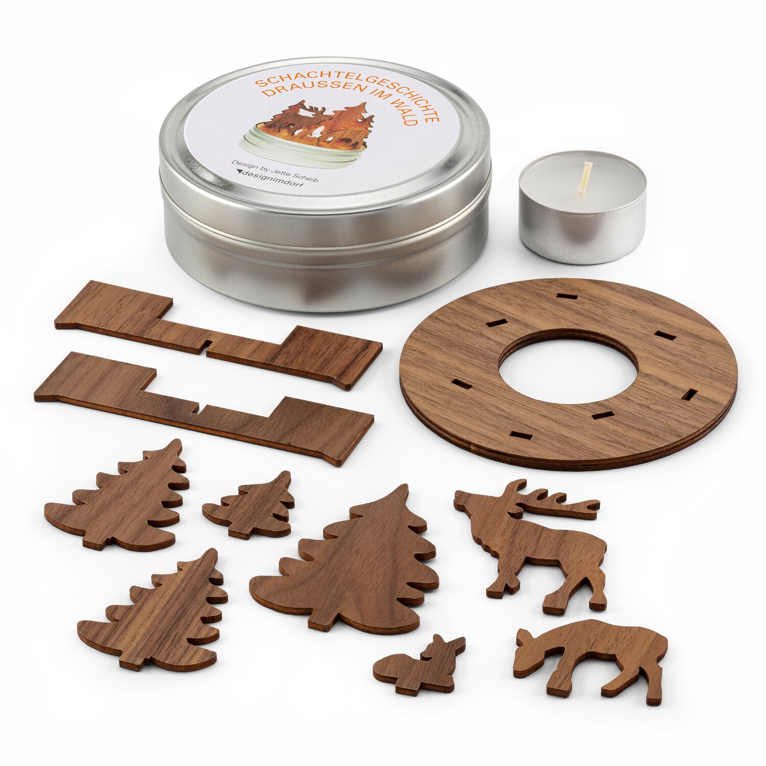 Tealight holder box story