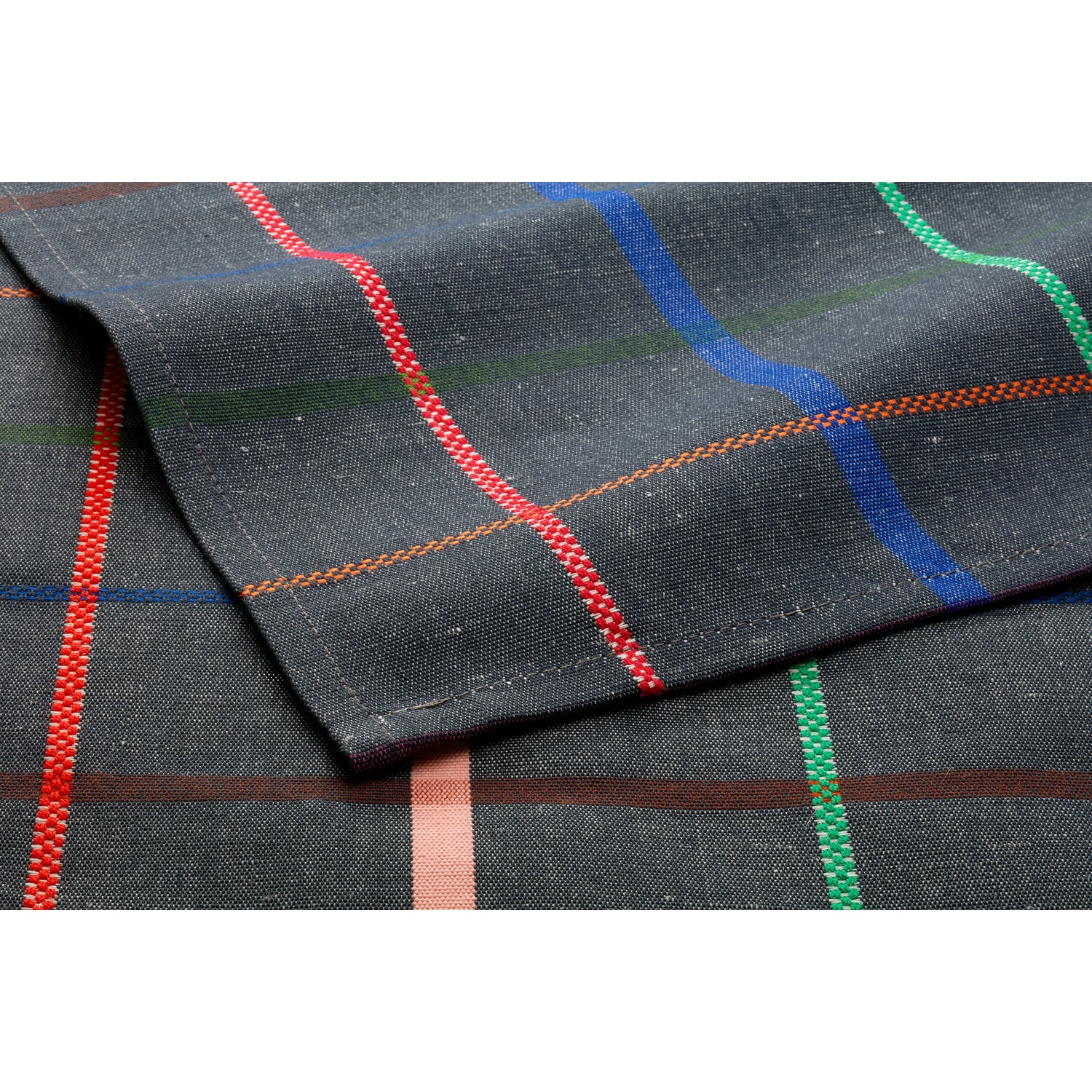 Table runner colorful checkered