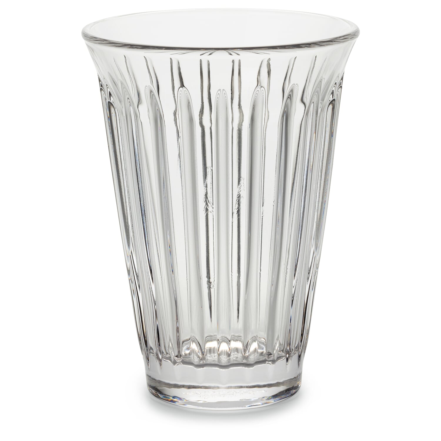 Ribbed coffee glass