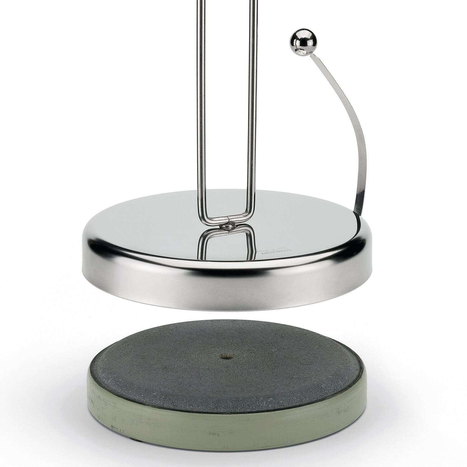 Stand kitchen roll holder stainless steel