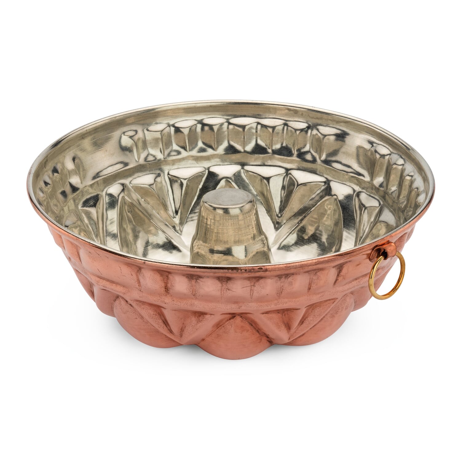 Gugelhupfform copper tin plated