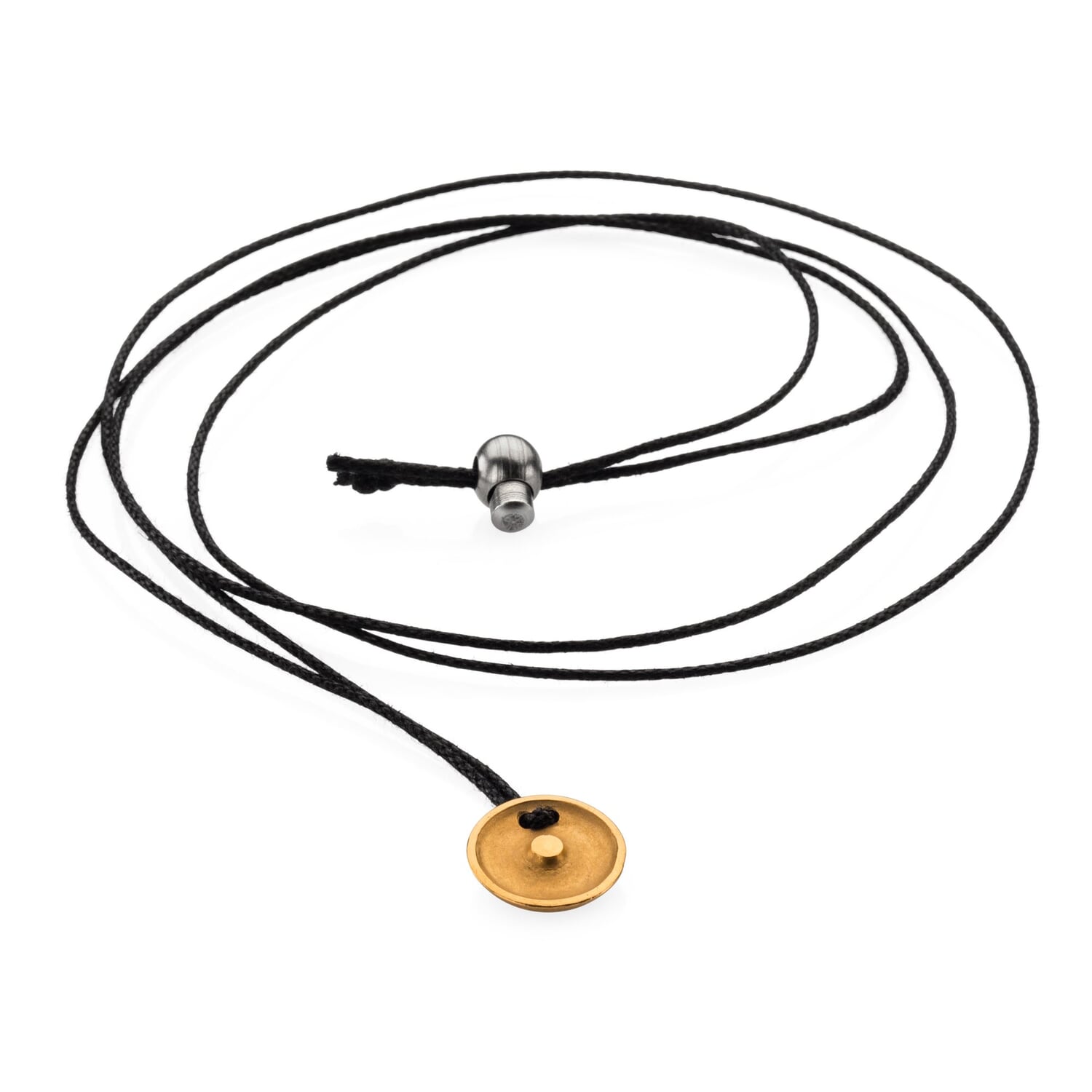 Necklace with pendant sun/gold symbol