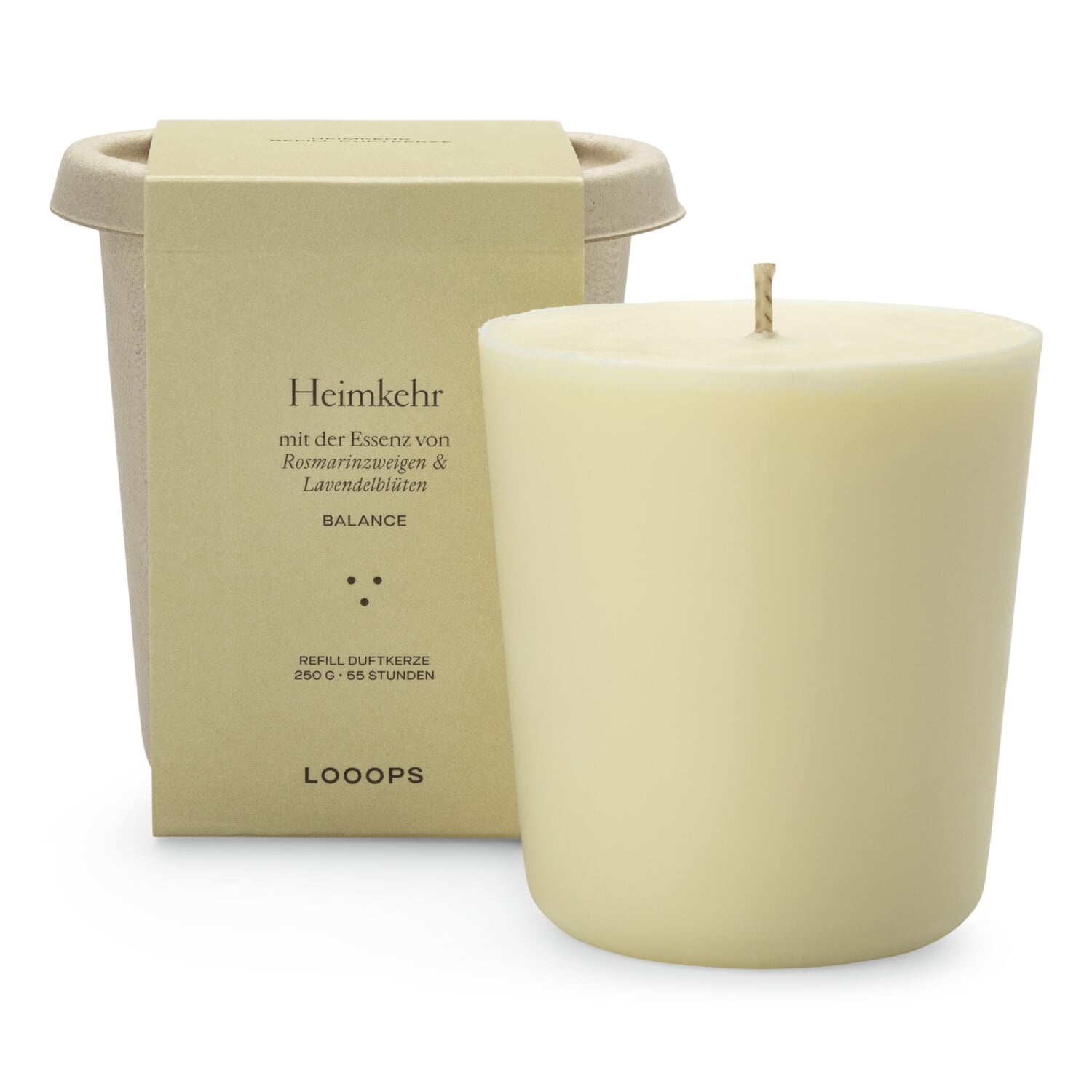 Looops refill scented candle