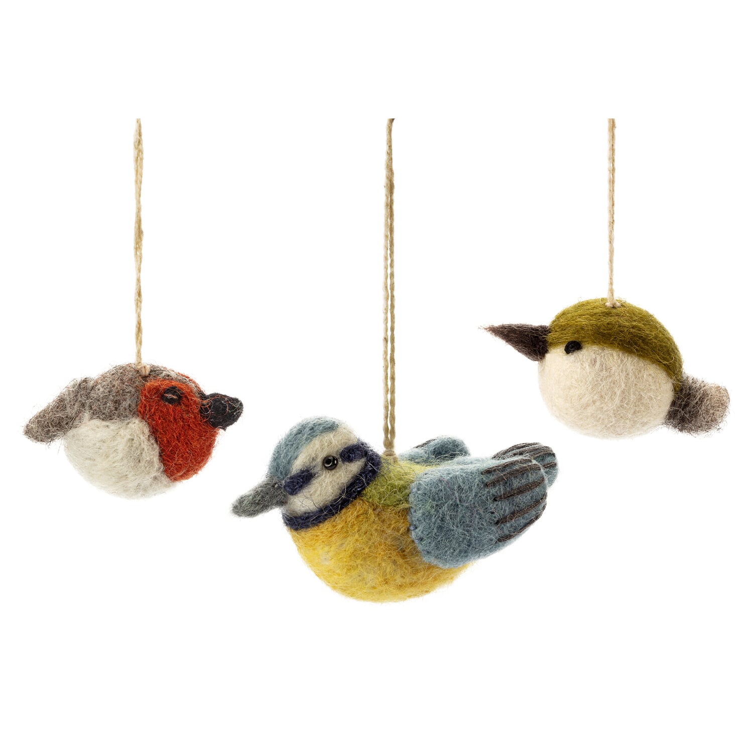 Green finches felt