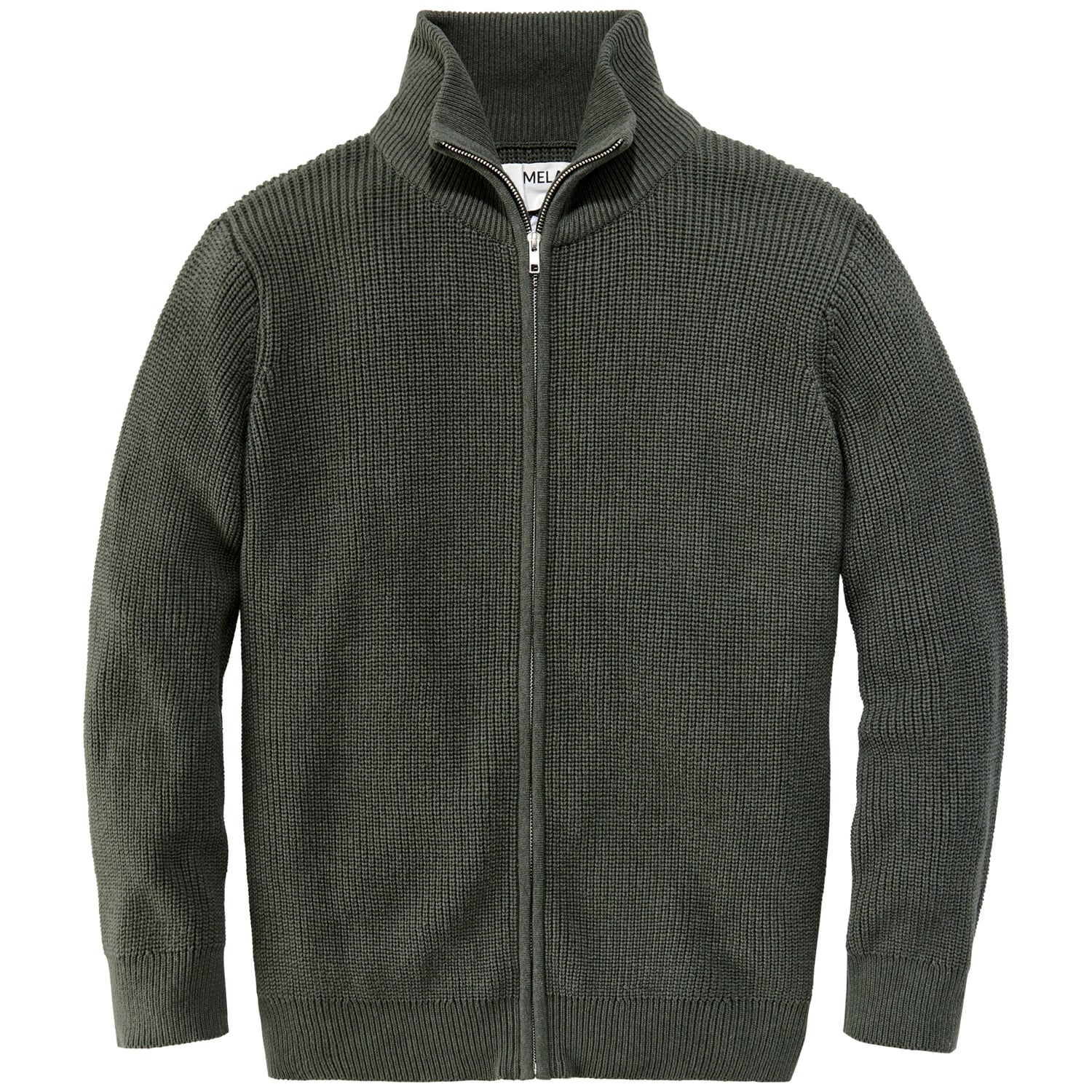 Men's cardigan with zip